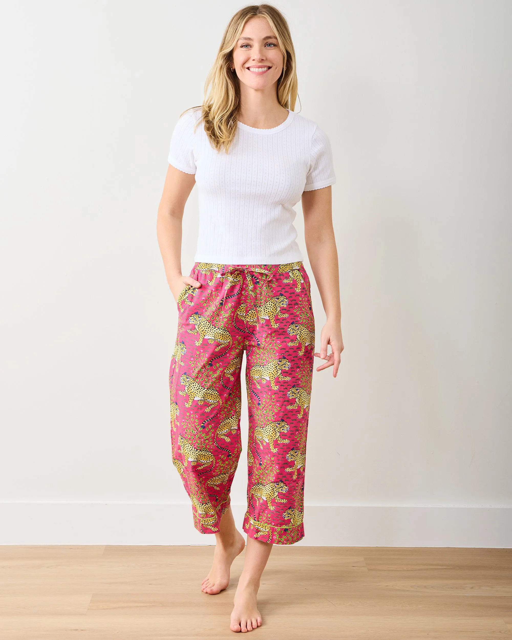 Pointelle Short Sleeve Tee - Cloud sold by Printfresh product image thumbnail 2