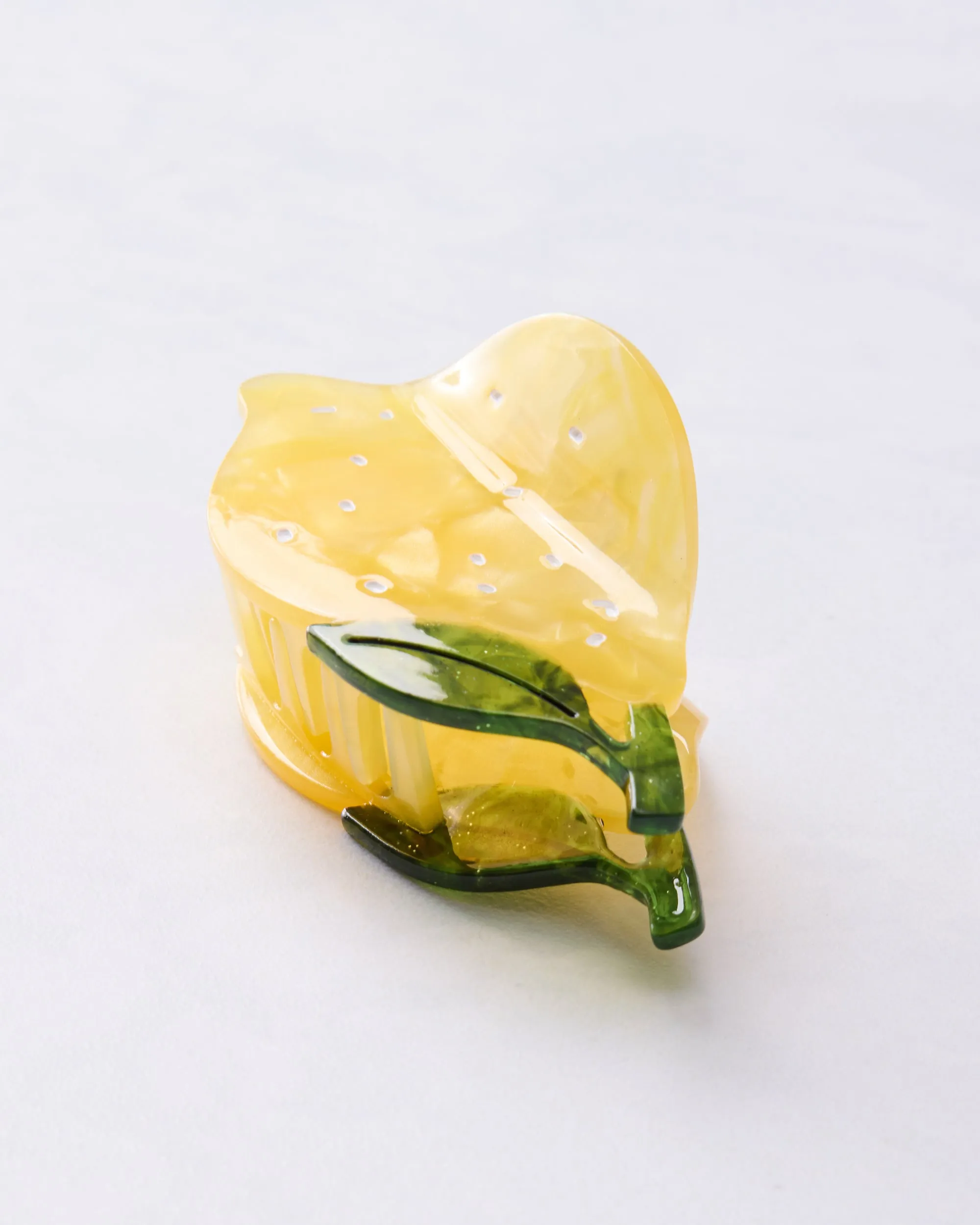 Lemon Slice - Hand-Painted Claw Hair Clip - Jenny Lemons sold by Printfresh product image thumbnail 3