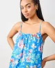 Tea Party - Cami Nightgown - Soft Cobalt sold by Printfresh
