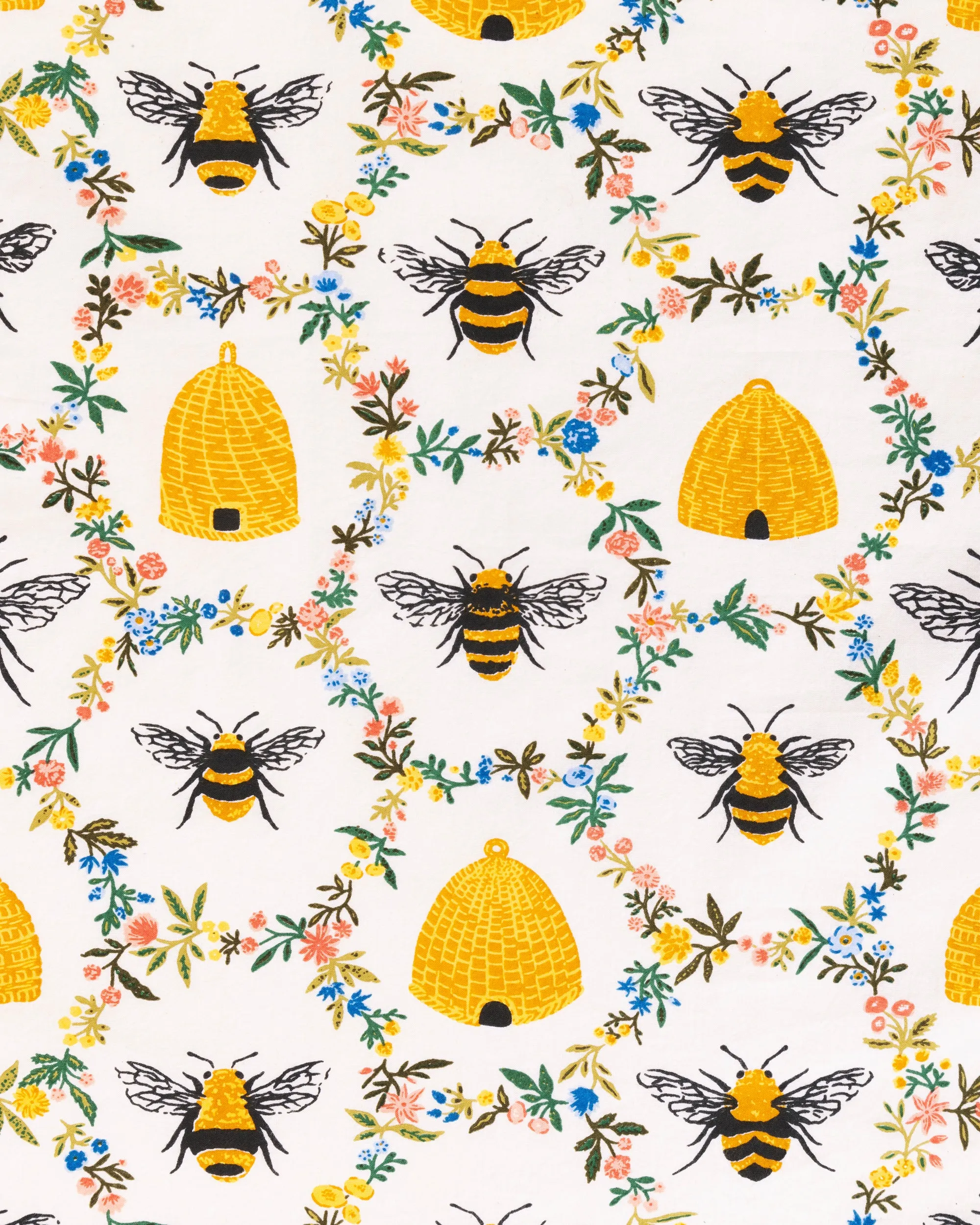 Sweet Bee - Quilted Pouch - Cream sold by Printfresh product image thumbnail 4