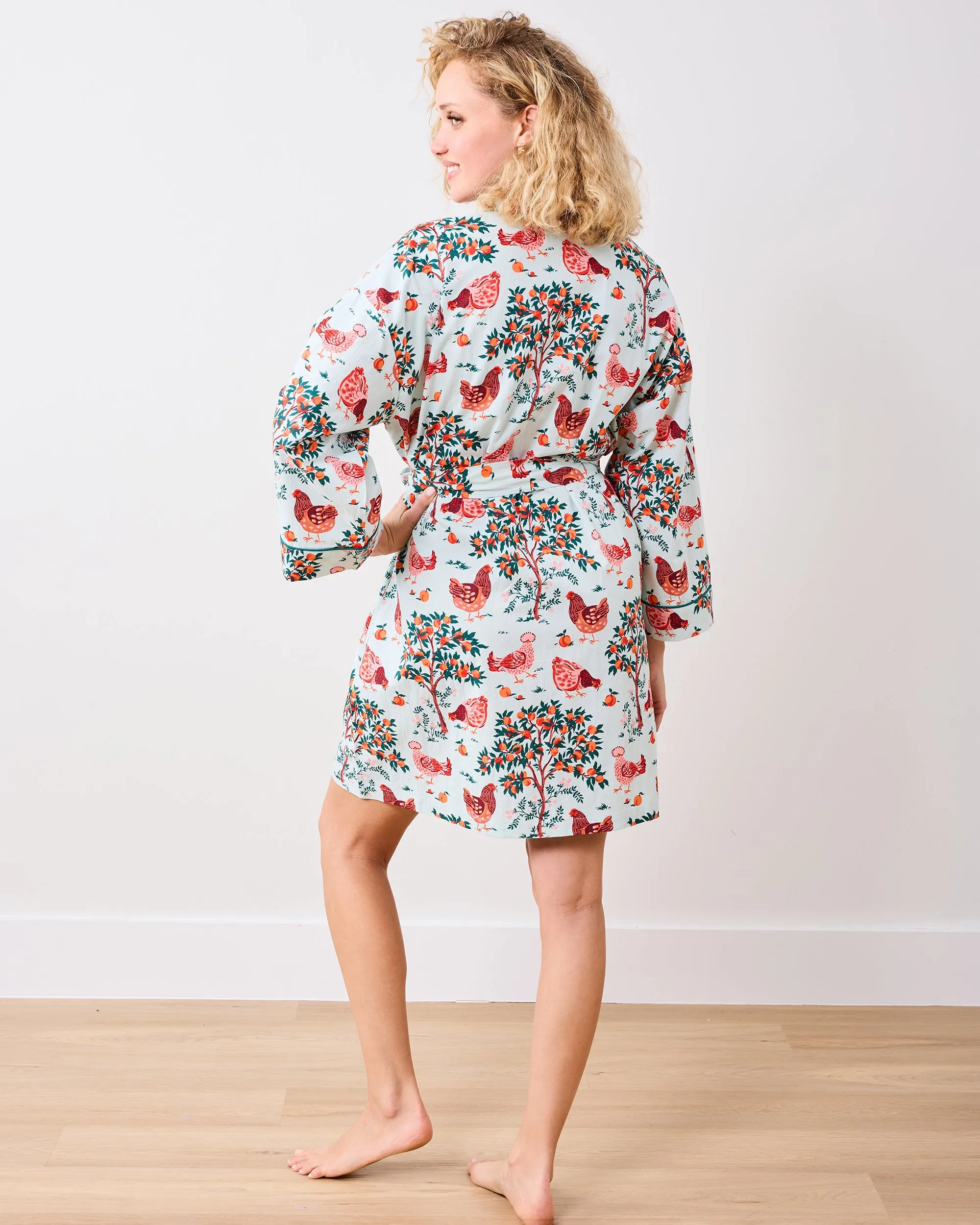 Hen House - Getting Ready Robe - Soft Blue sold by Printfresh product image thumbnail 3