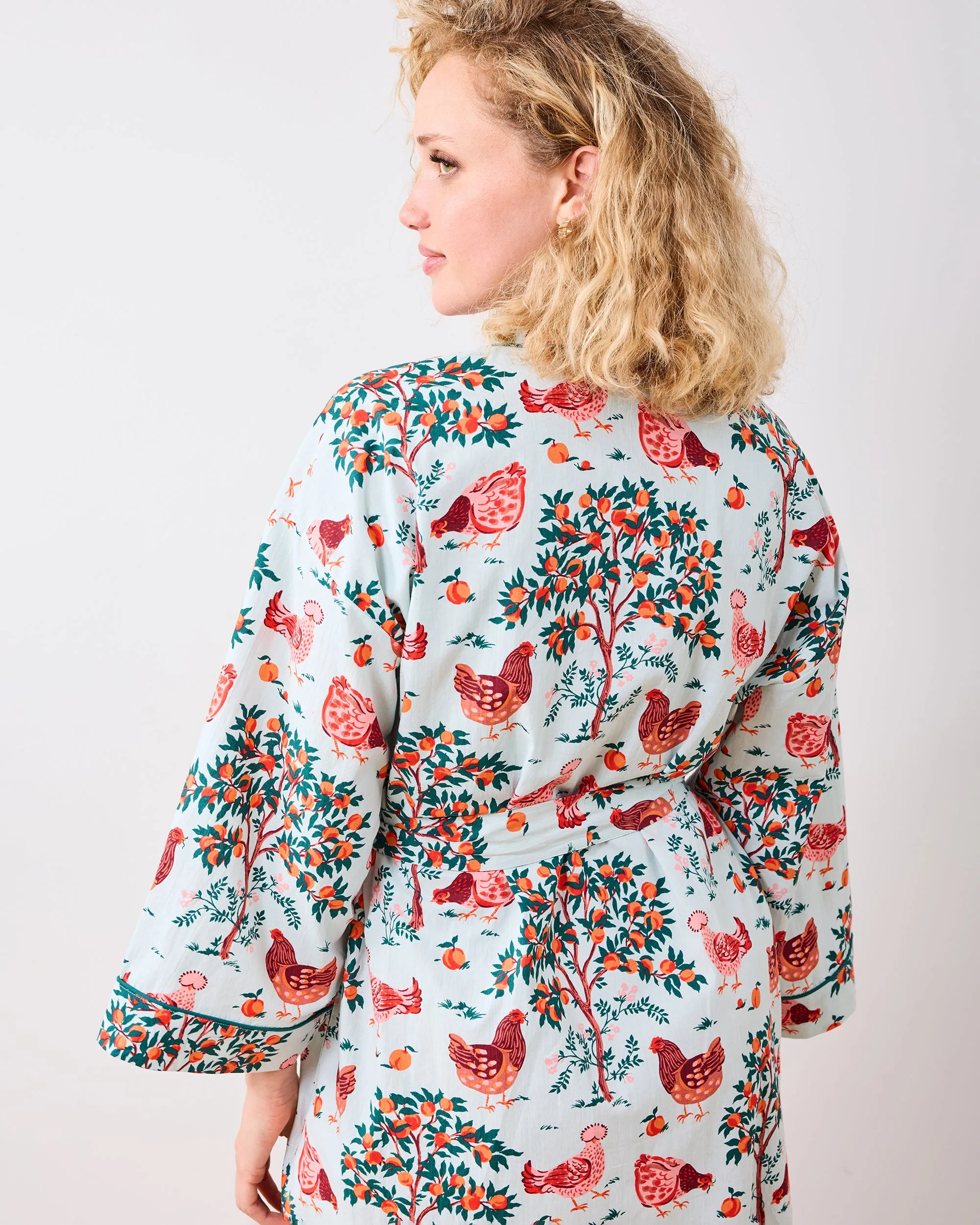 Hen House - Getting Ready Robe - Soft Blue sold by Printfresh product image thumbnail 4