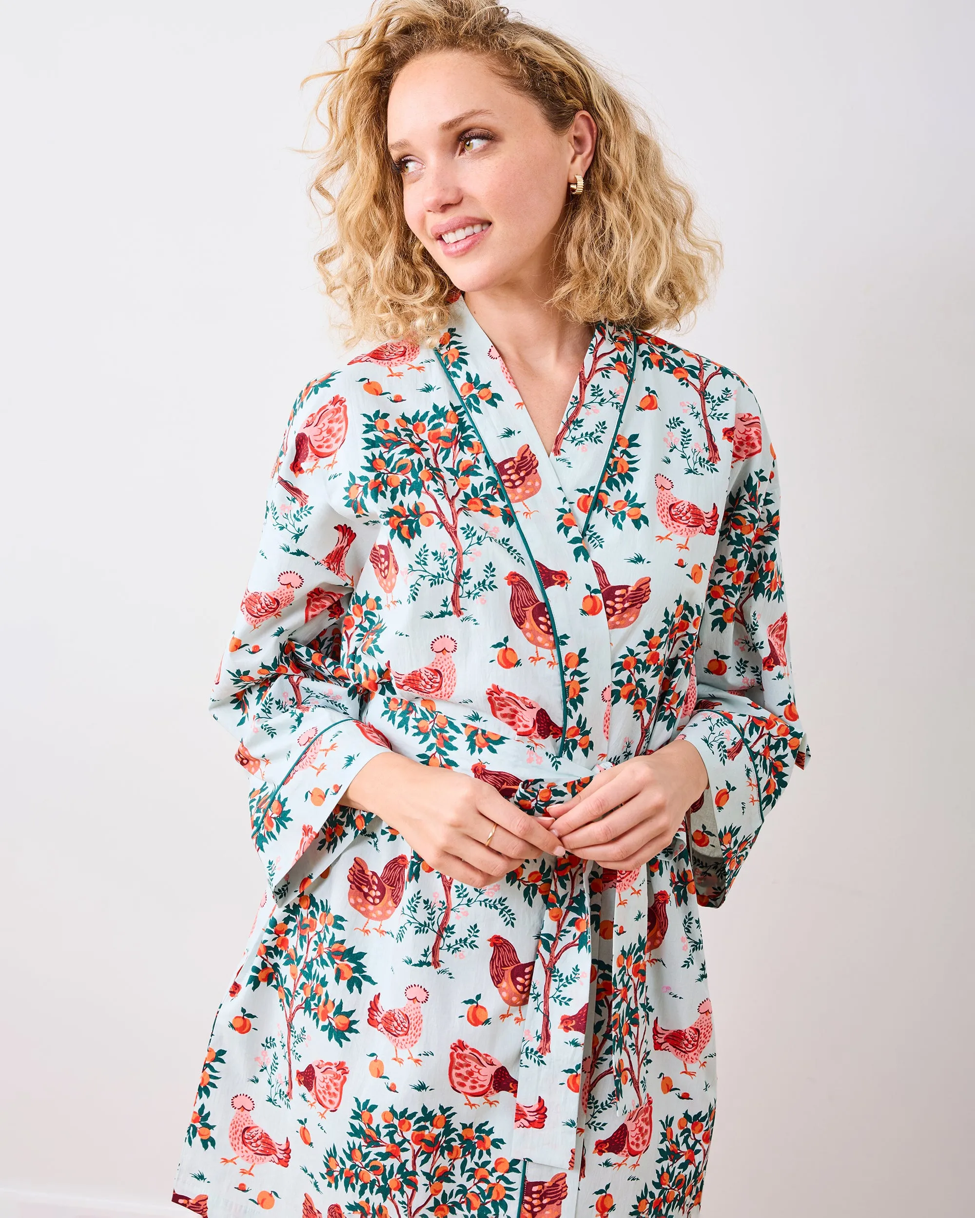 Hen House - Getting Ready Robe - Soft Blue sold by Printfresh product image thumbnail 2