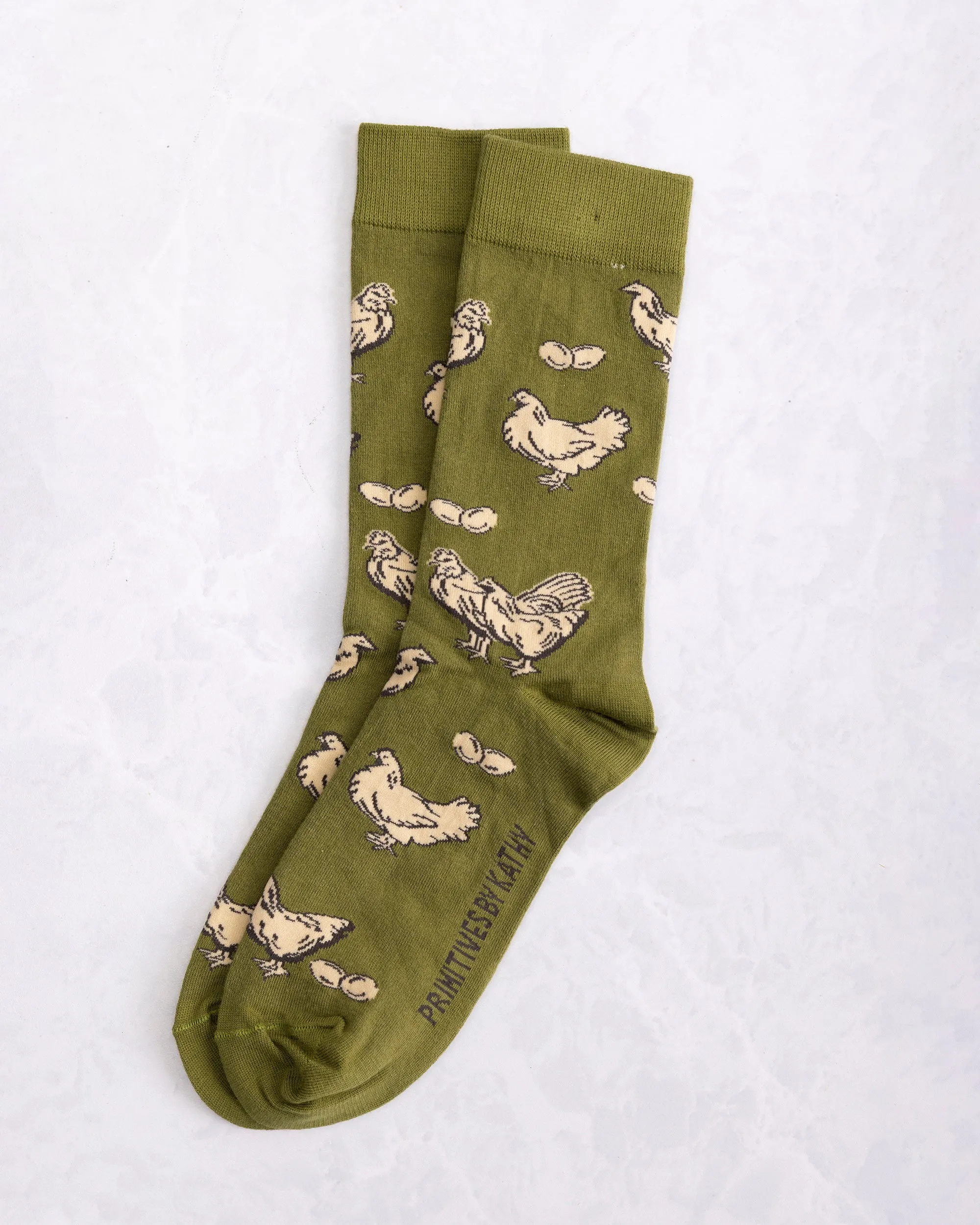 Happy Chickens - Socks - Primitives by Kathy sold by Printfresh product image thumbnail 2