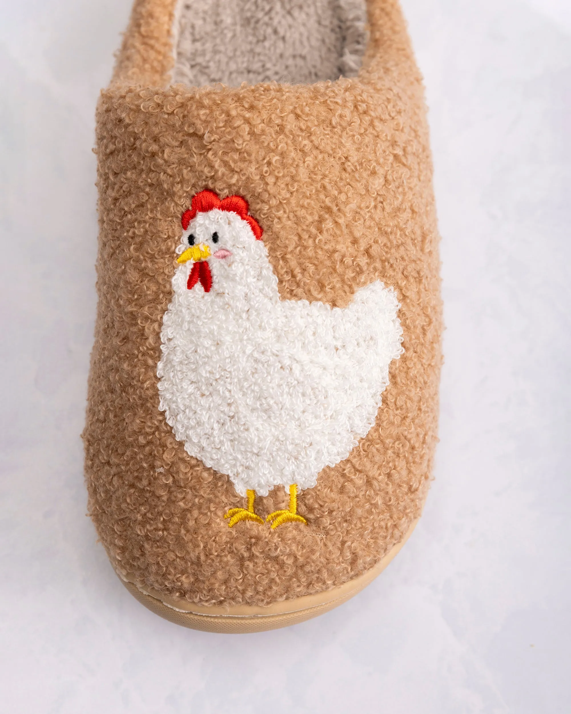 Brown Chicken - Slipper - American Farm Company sold by Printfresh product image thumbnail 2