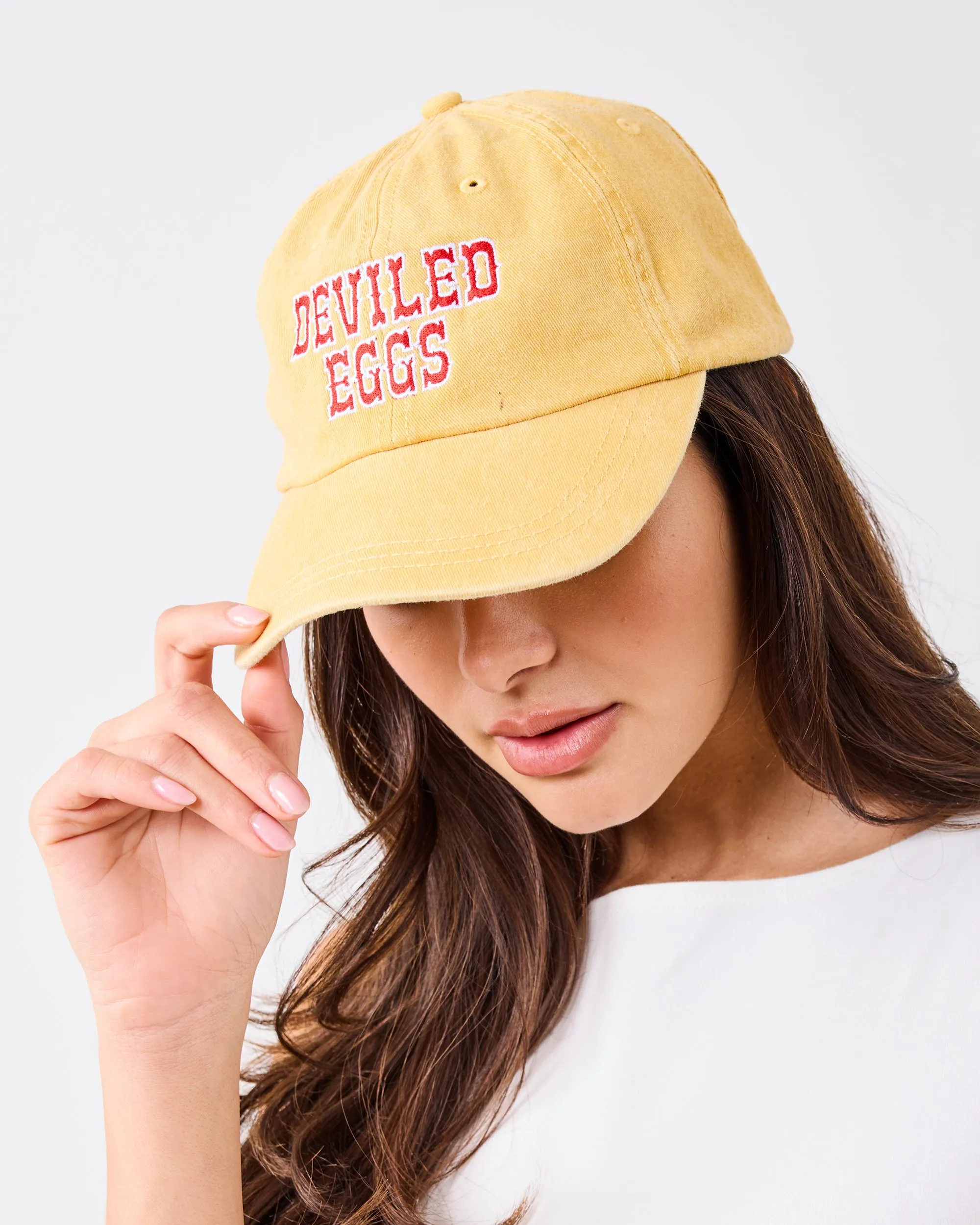 Deviled Eggs - Dad Hat - The Silver Spider sold by Printfresh