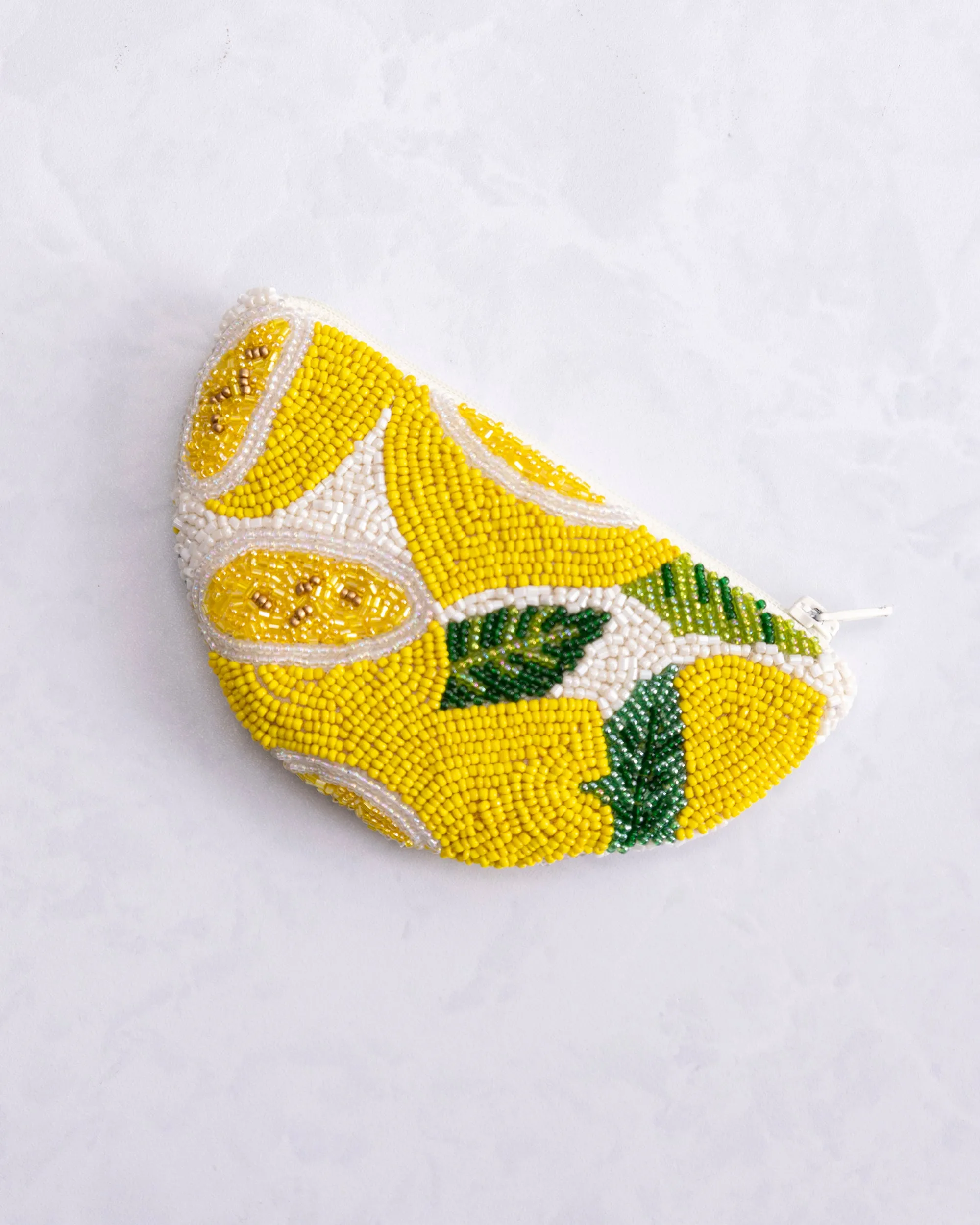 Yellow Lemon - Beaded Pouch - Tiana Designs sold by Printfresh product image thumbnail 2
