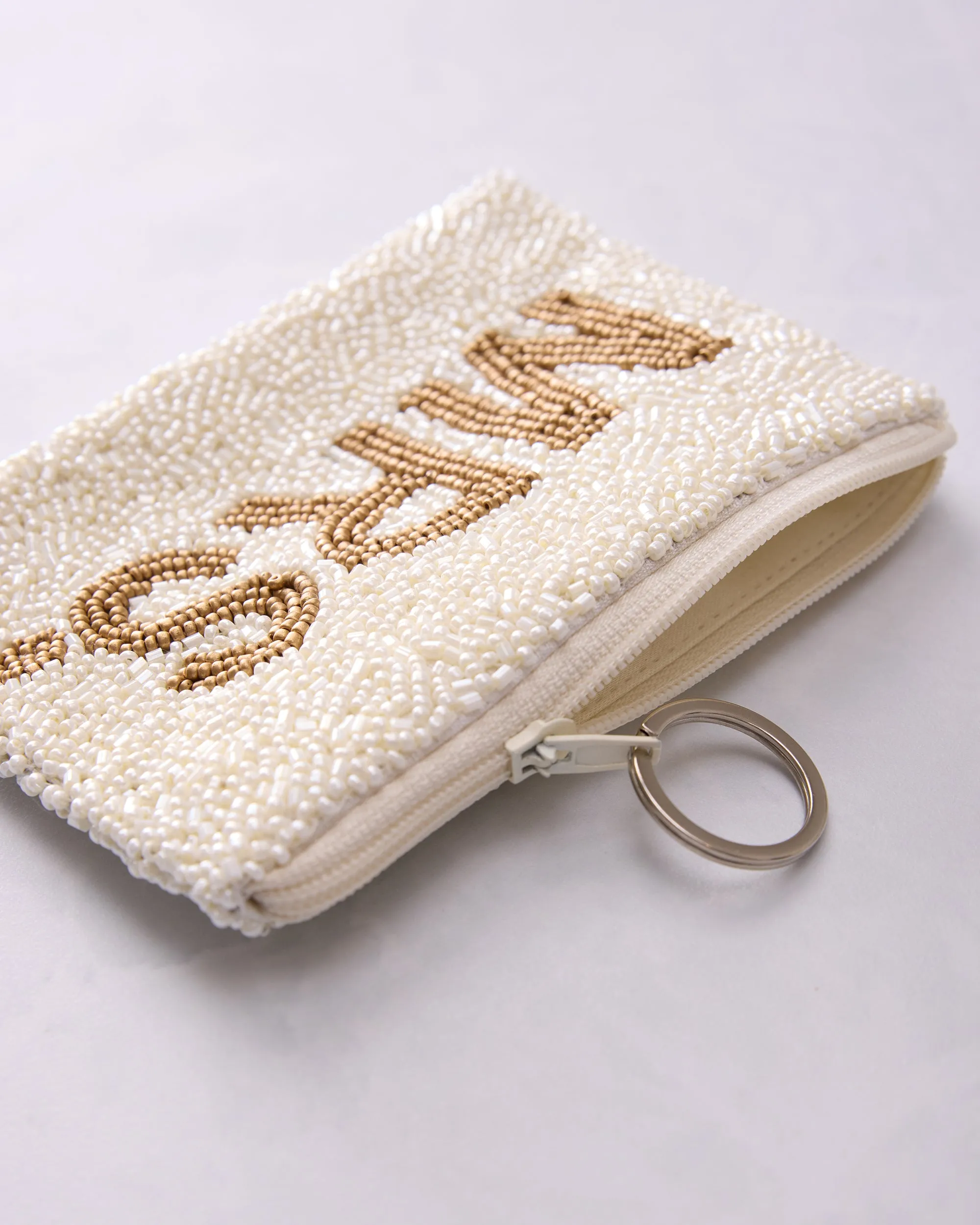White - Mrs Coin Pouch - Tiana Designs sold by Printfresh product image thumbnail 2