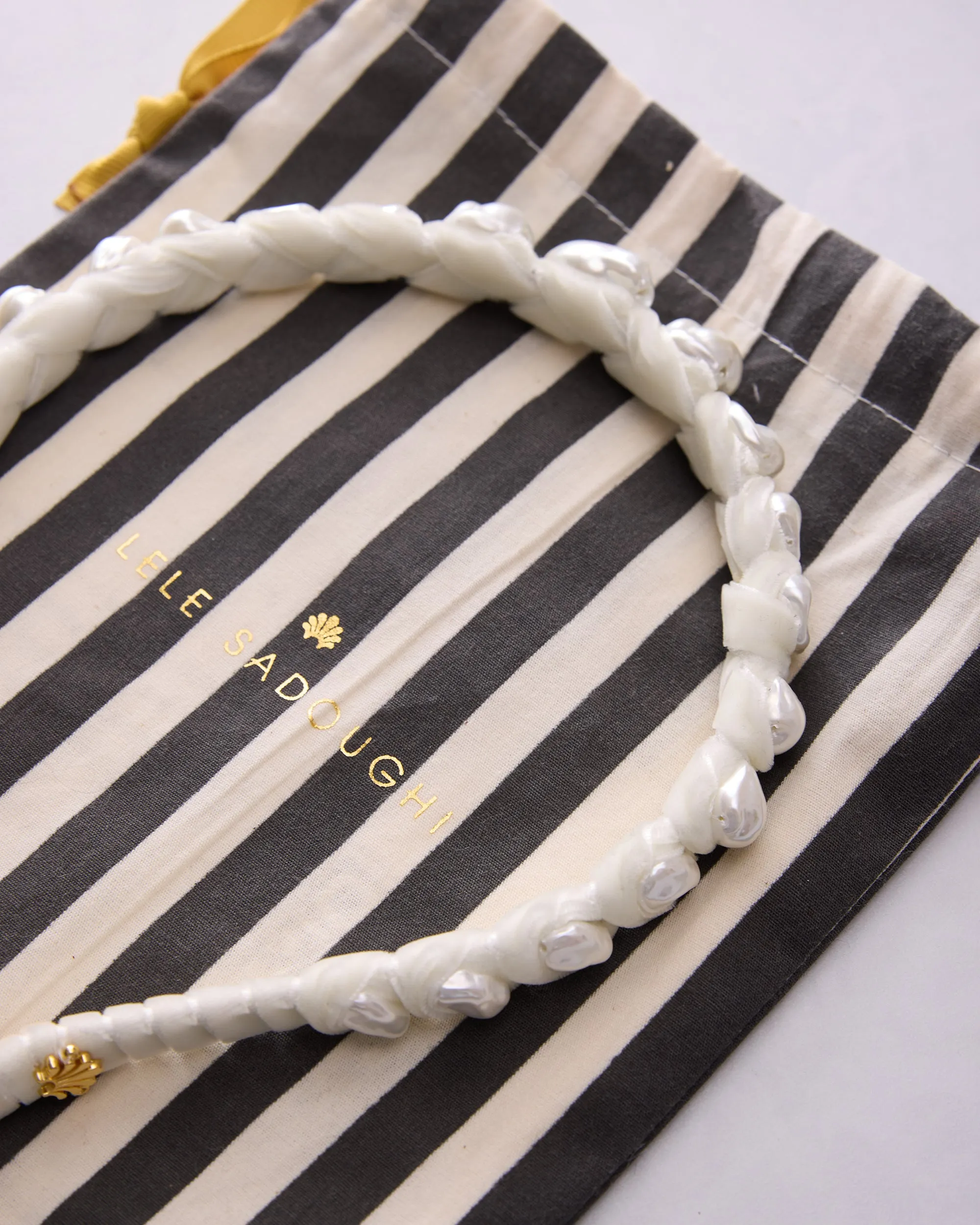 Ivory - Baroque Headband - Lele Sadoughi sold by Printfresh