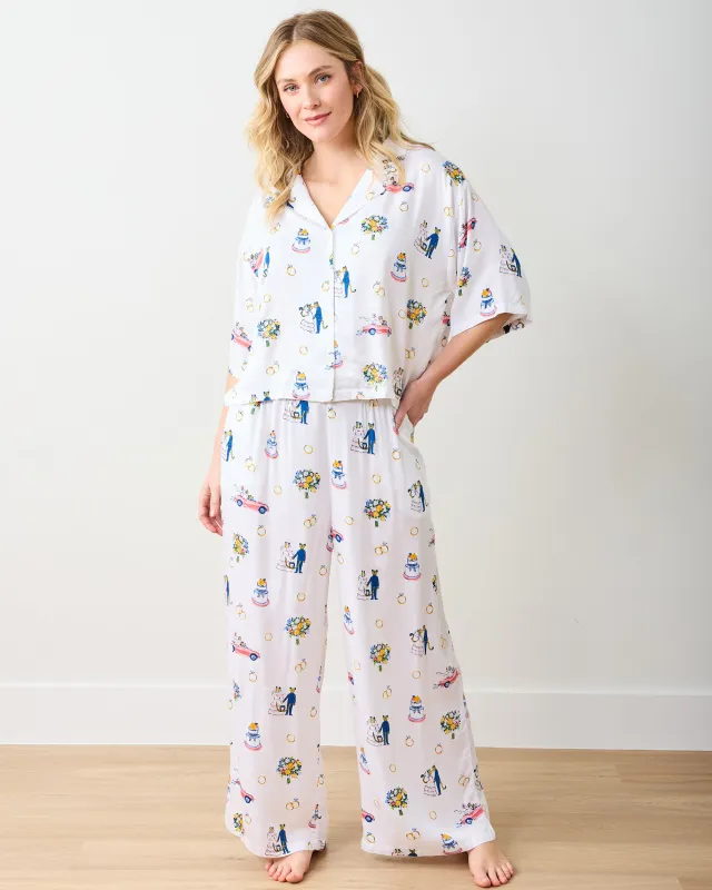 Happily Ever After - Tall Eco Satin Wildest Dreams Set - Cloud sold by Printfresh