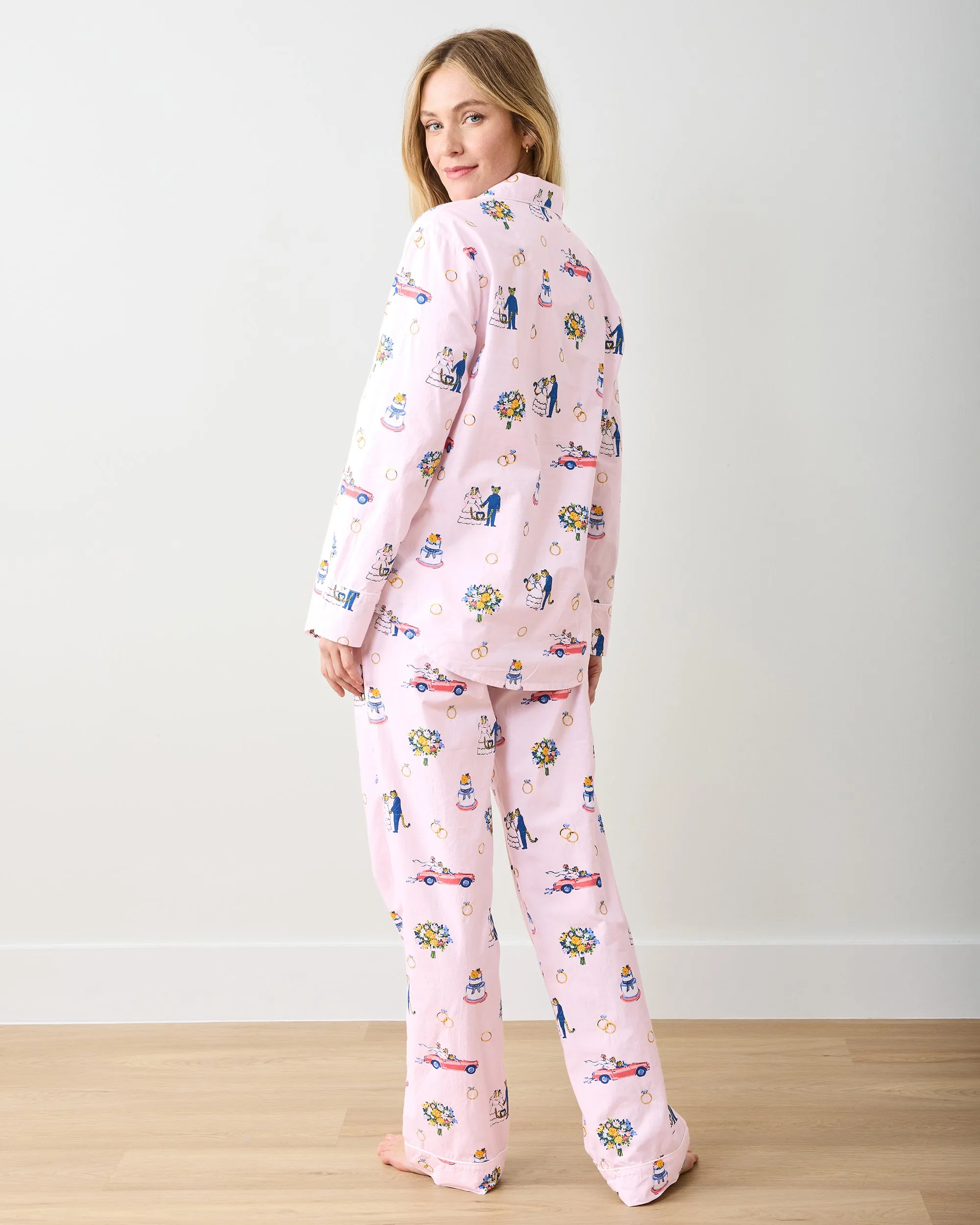 Happily Ever After - Tall Long PJ Set - Blush sold by Printfresh product image thumbnail 4