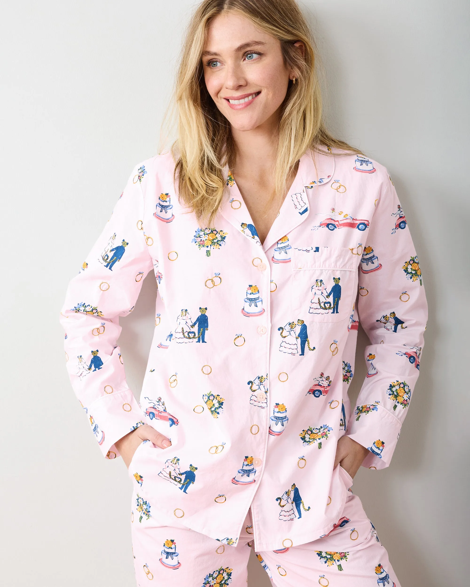 Happily Ever After - Tall Long PJ Set - Blush sold by Printfresh product image thumbnail 2