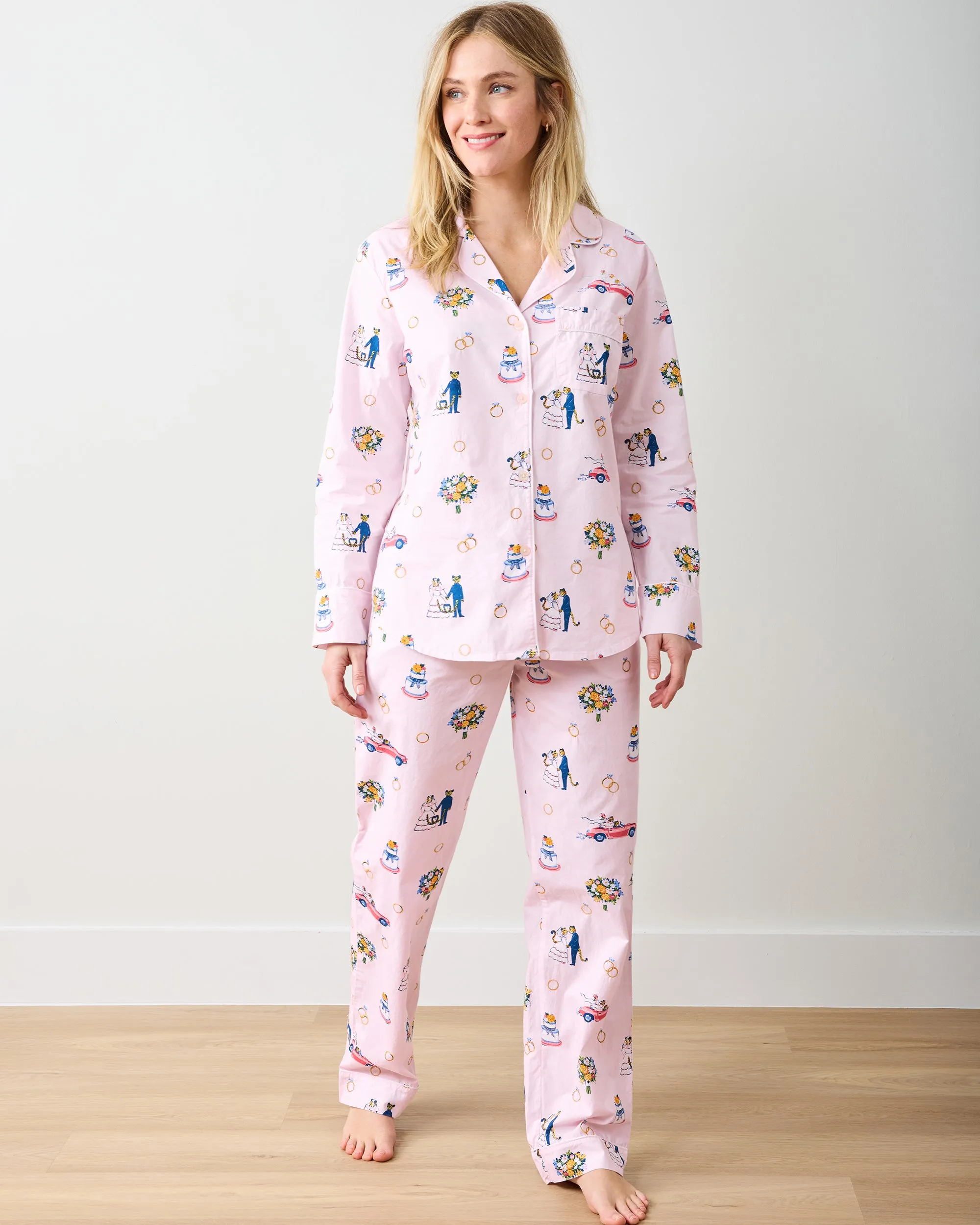 Happily Ever After - Tall Long PJ Set - Blush sold by Printfresh