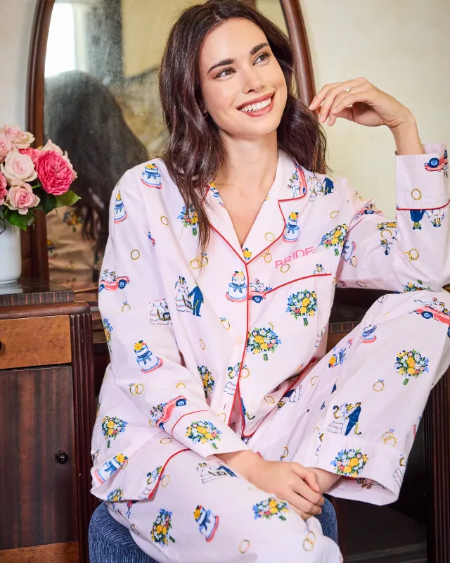 Happily Ever After - Petite Long PJ Set - Blush sold by Printfresh