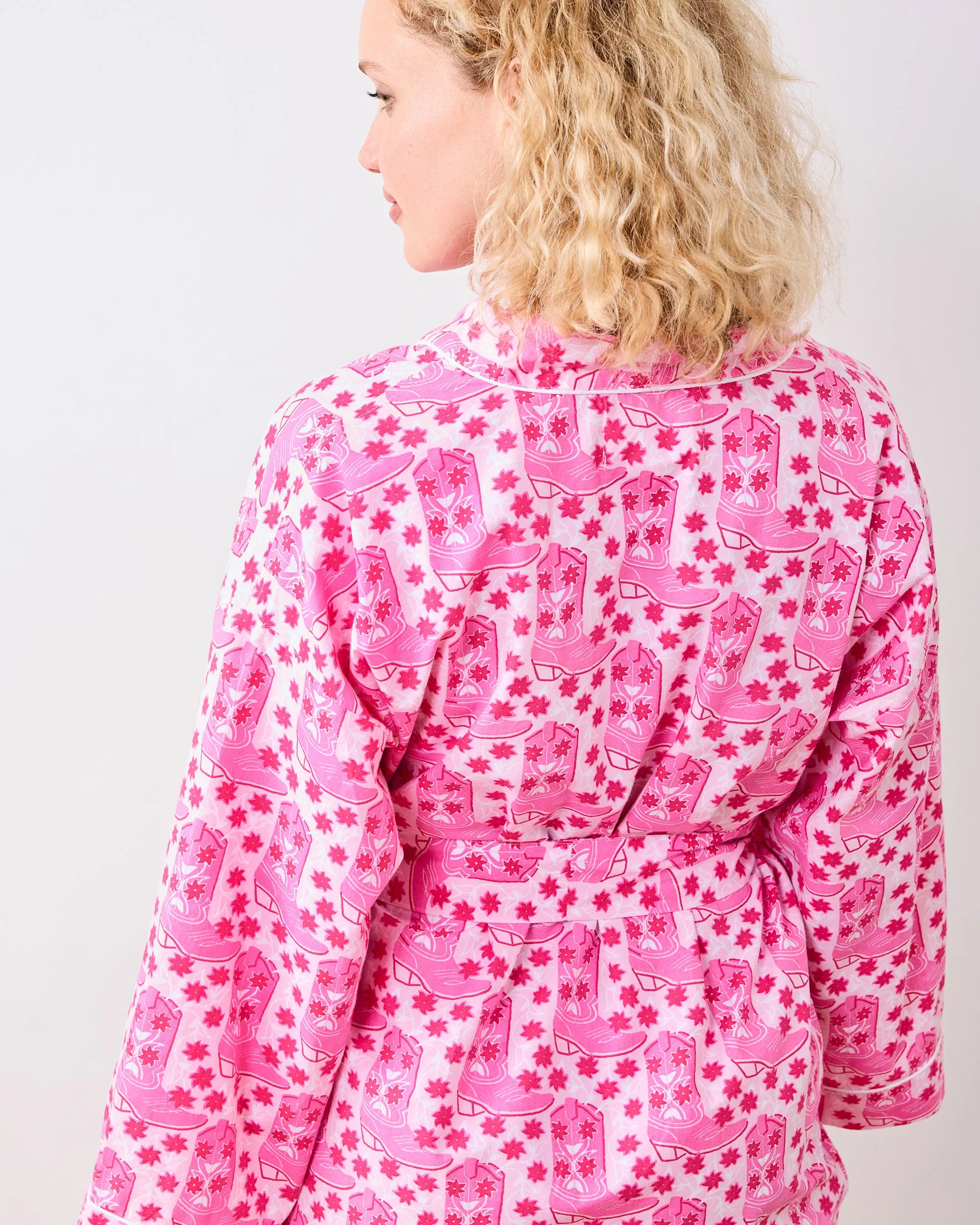 Rhinestone Cowgirl - Getting Ready Robe - Party Pink sold by Printfresh product image thumbnail 4