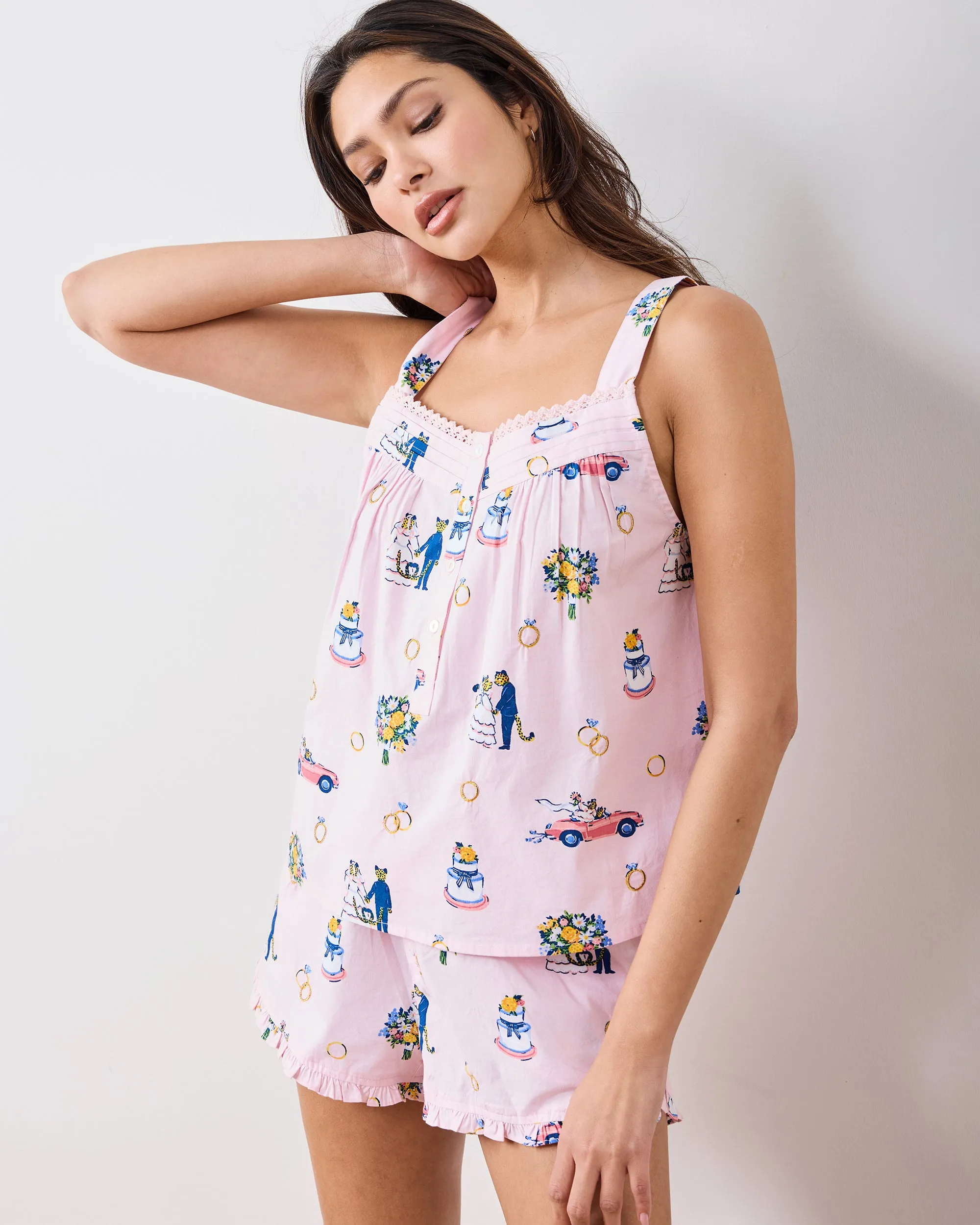 Happily Ever After - Back to Bed Short Set - Blush sold by Printfresh product image thumbnail 5