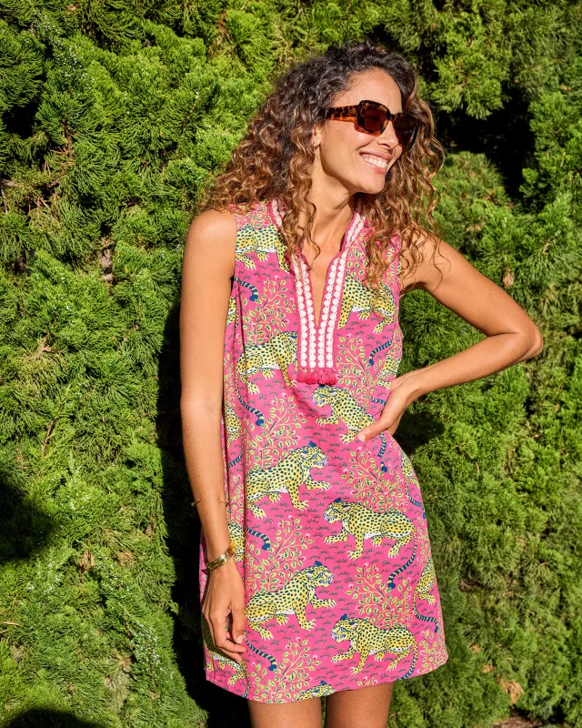 Bagheera - Ocean View Shift - Hot Pink made by Printfresh