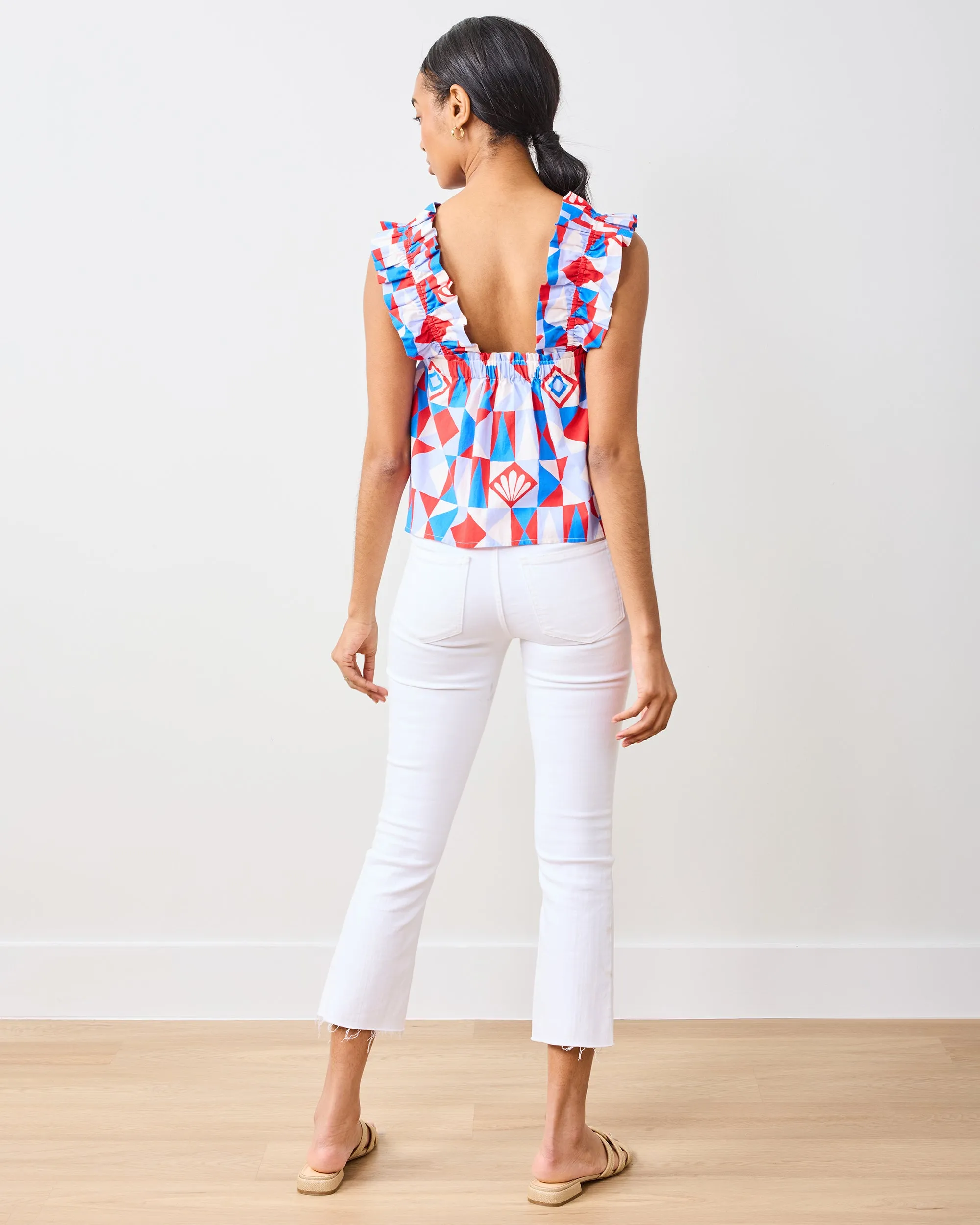 Underwater Mosaic - The Maya Set - Retro Red sold by Printfresh product image thumbnail 5