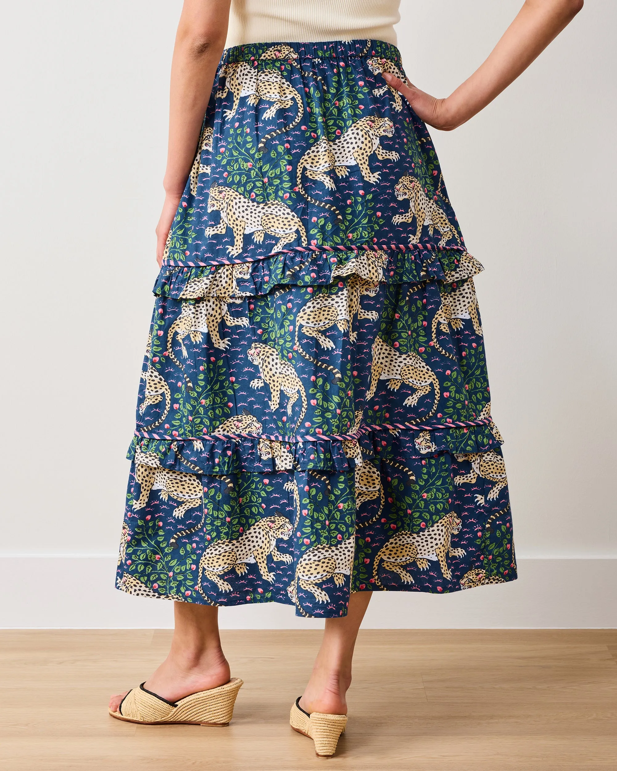 Bagheera - Now or Later Skirt - Navy sold by Printfresh product image thumbnail 4