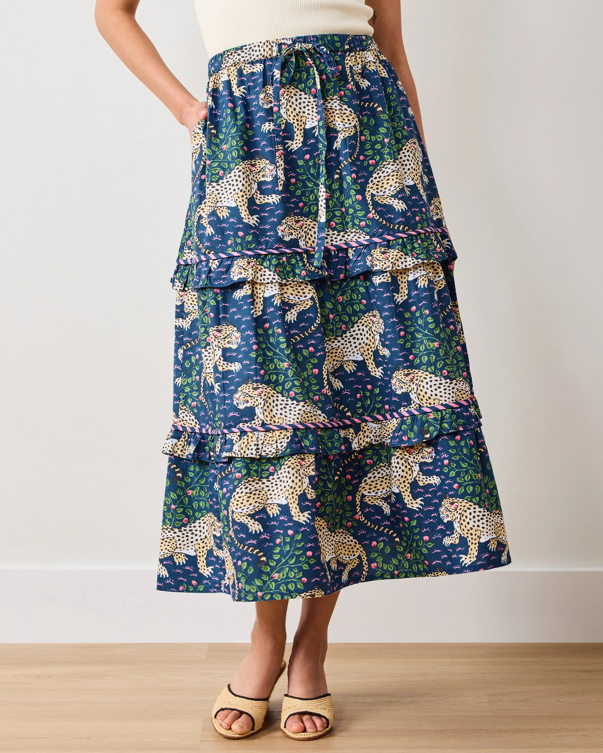 Bagheera - Now or Later Skirt - Navy sold by Printfresh product image thumbnail 2