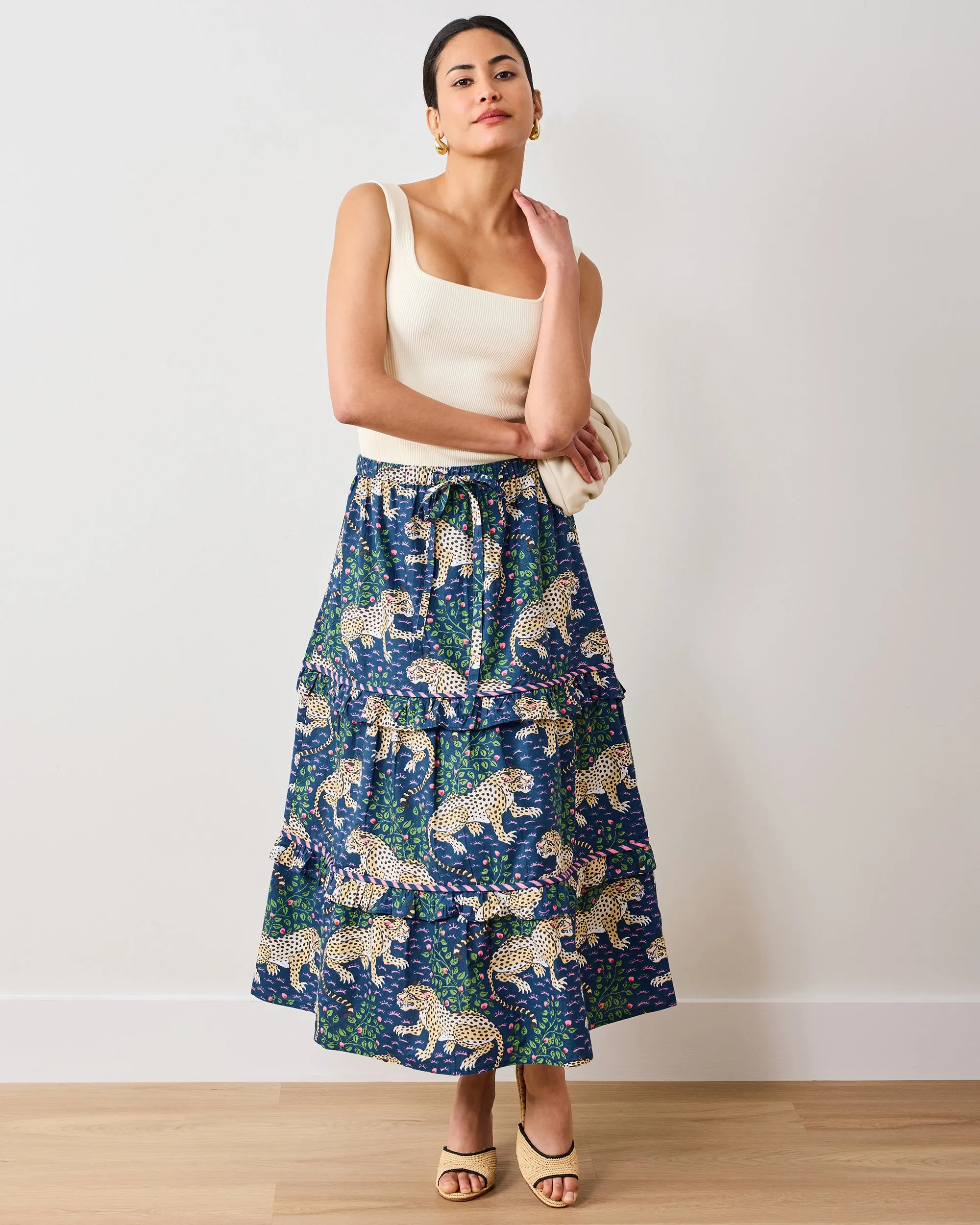Bagheera - Now or Later Skirt - Navy sold by Printfresh product image thumbnail 5