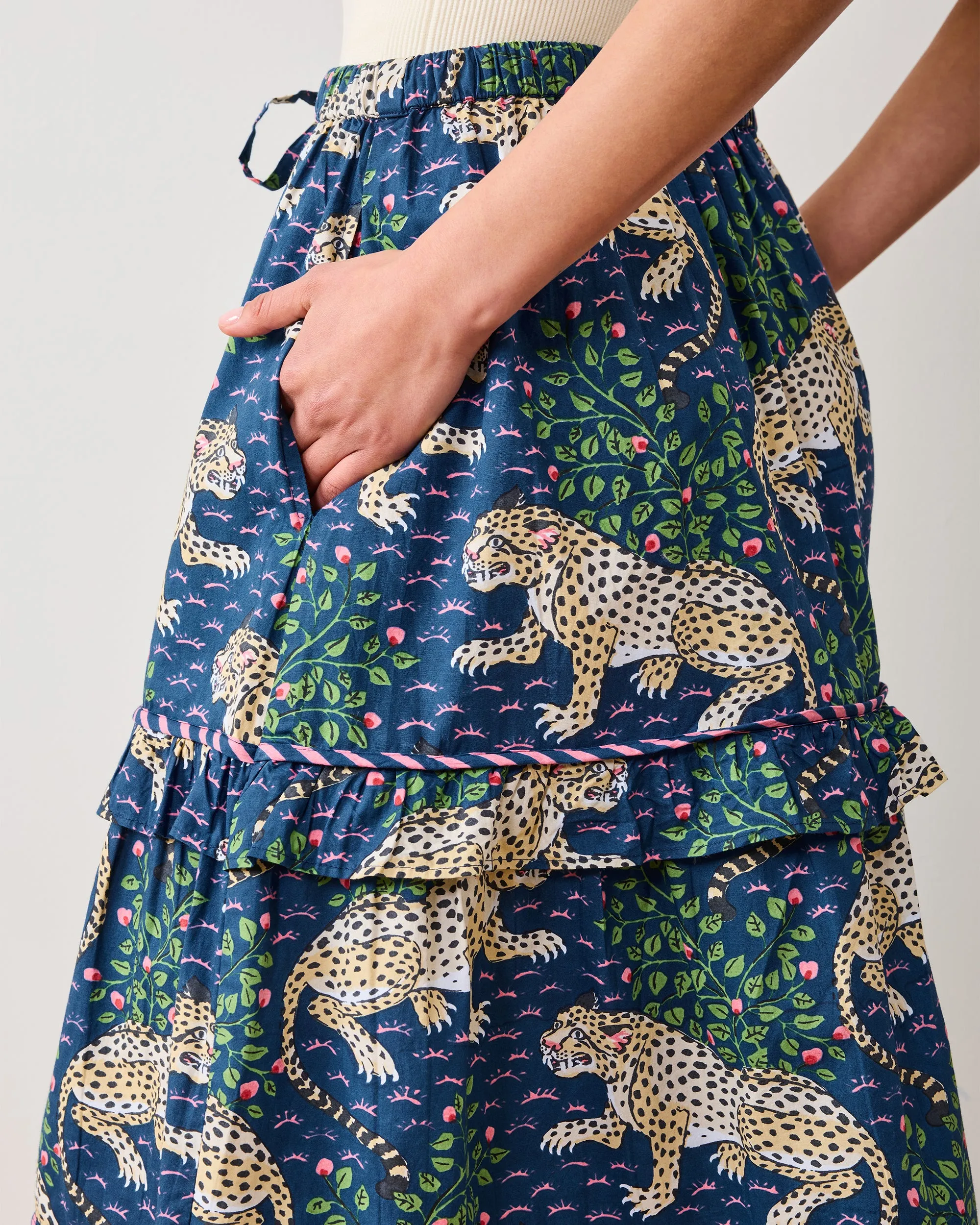 Bagheera - Now or Later Skirt - Navy sold by Printfresh product image thumbnail 3