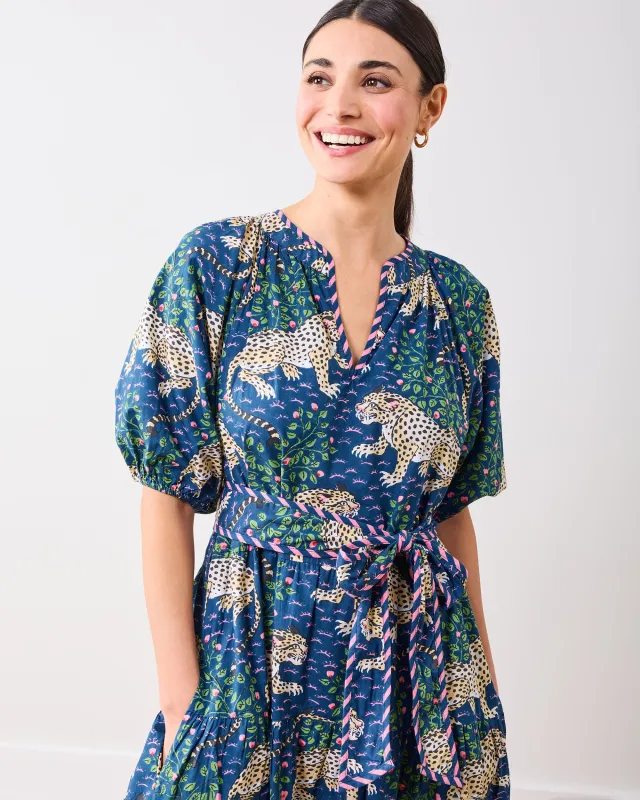 Bagheera - To and From Dress - Navy sold by Printfresh