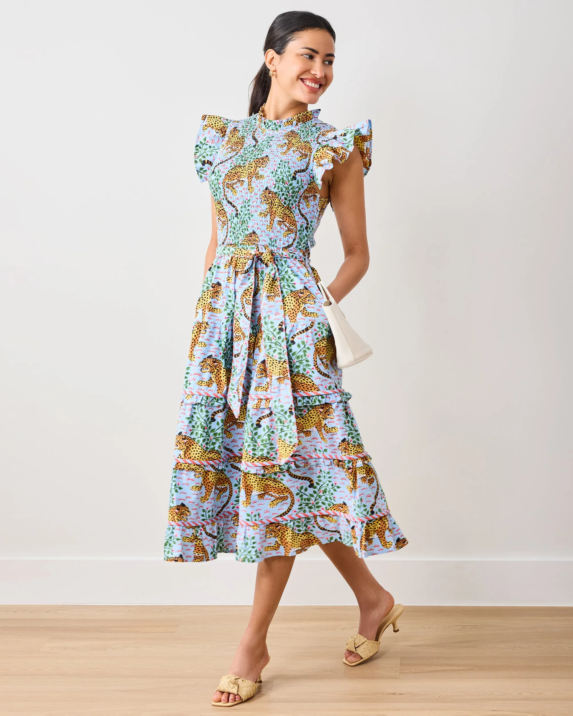 Bagheera - Ready to Ruffle Dress - Pale Blue sold by Printfresh product image thumbnail 3