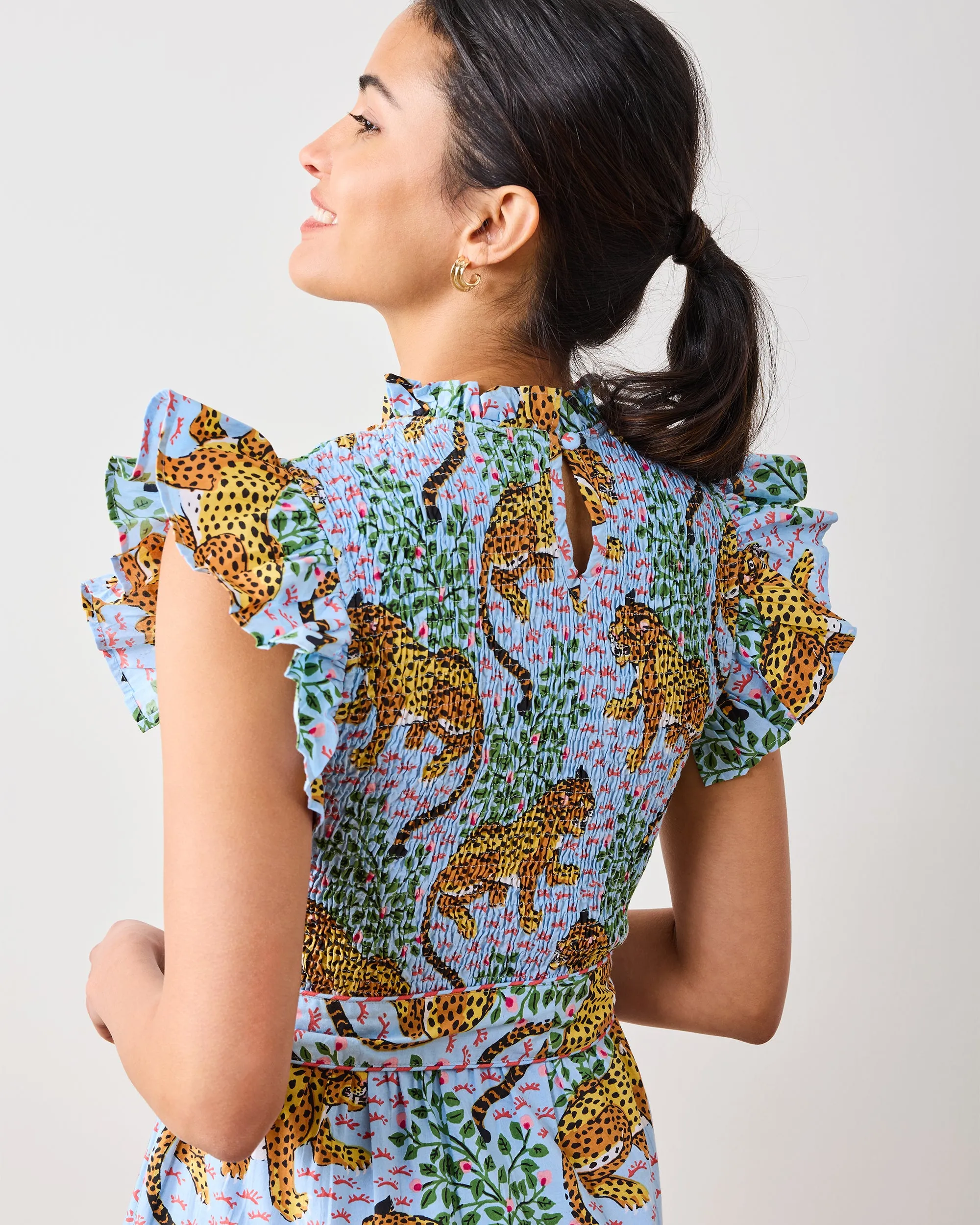 Bagheera - Ready to Ruffle Dress - Pale Blue sold by Printfresh product image thumbnail 5