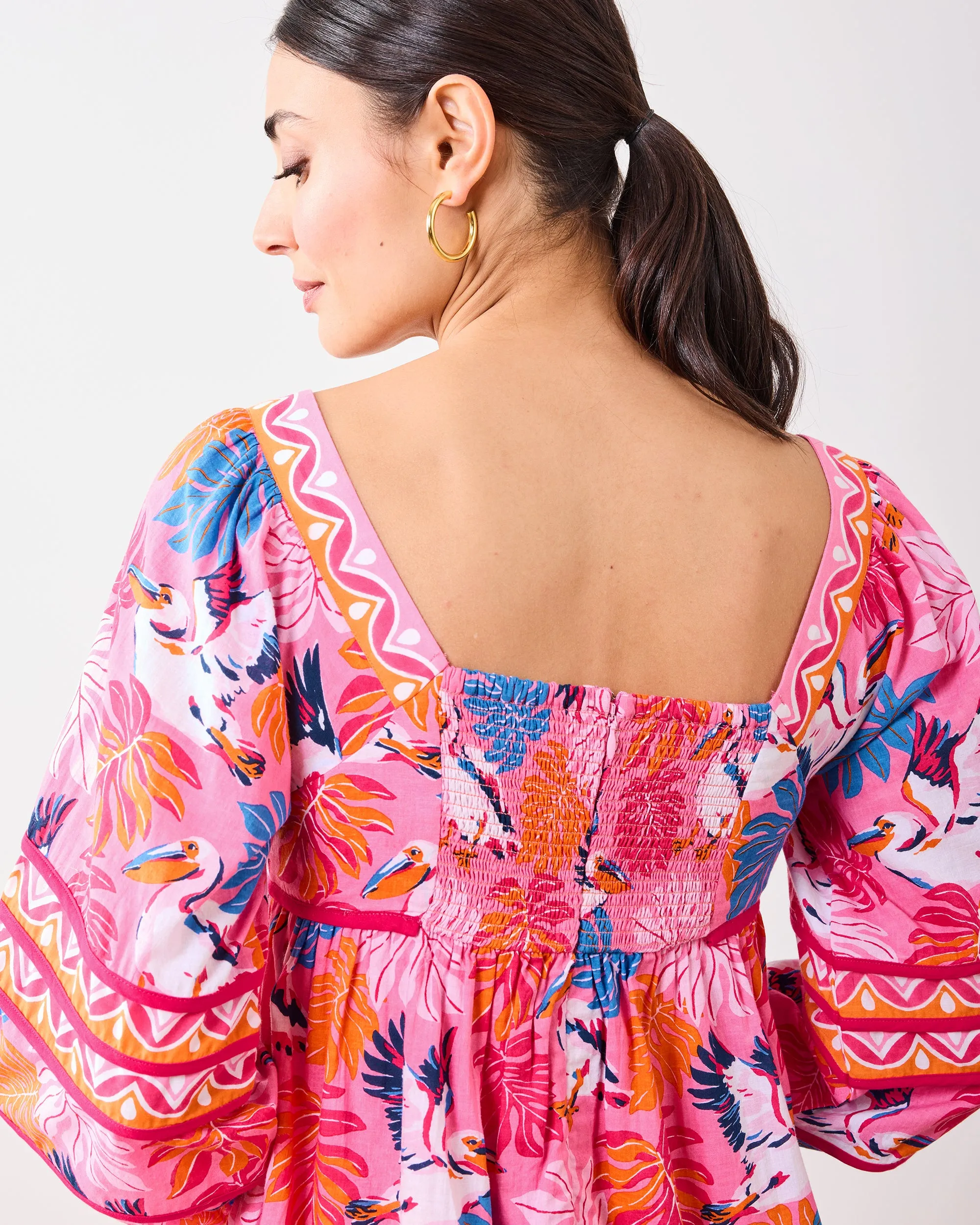Pelican Palms - Maria Dress - Marina Pink sold by Printfresh product image thumbnail 4