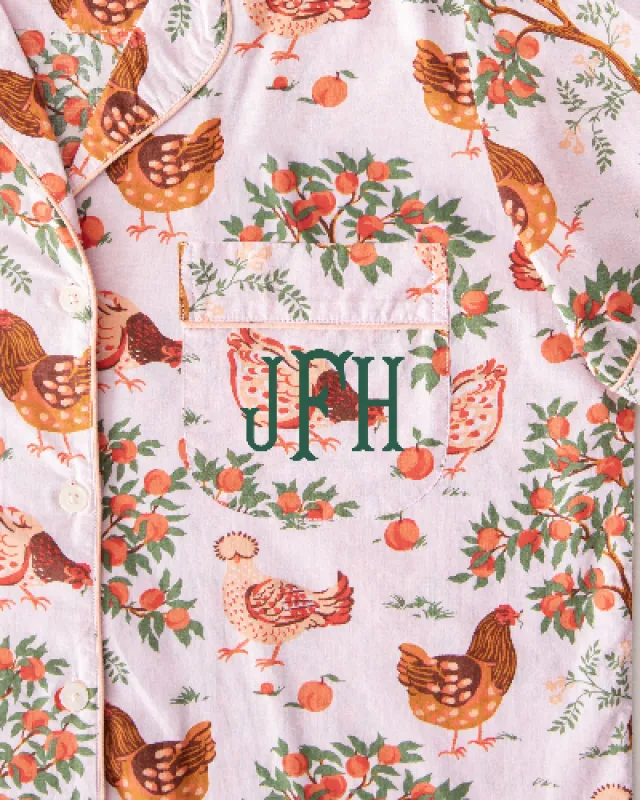 Hen House - Petite Long PJ Set - Ballet Pink sold by Printfresh