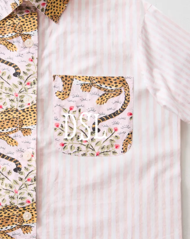 Bagheera - Everyday Button Down - Blush sold by Printfresh