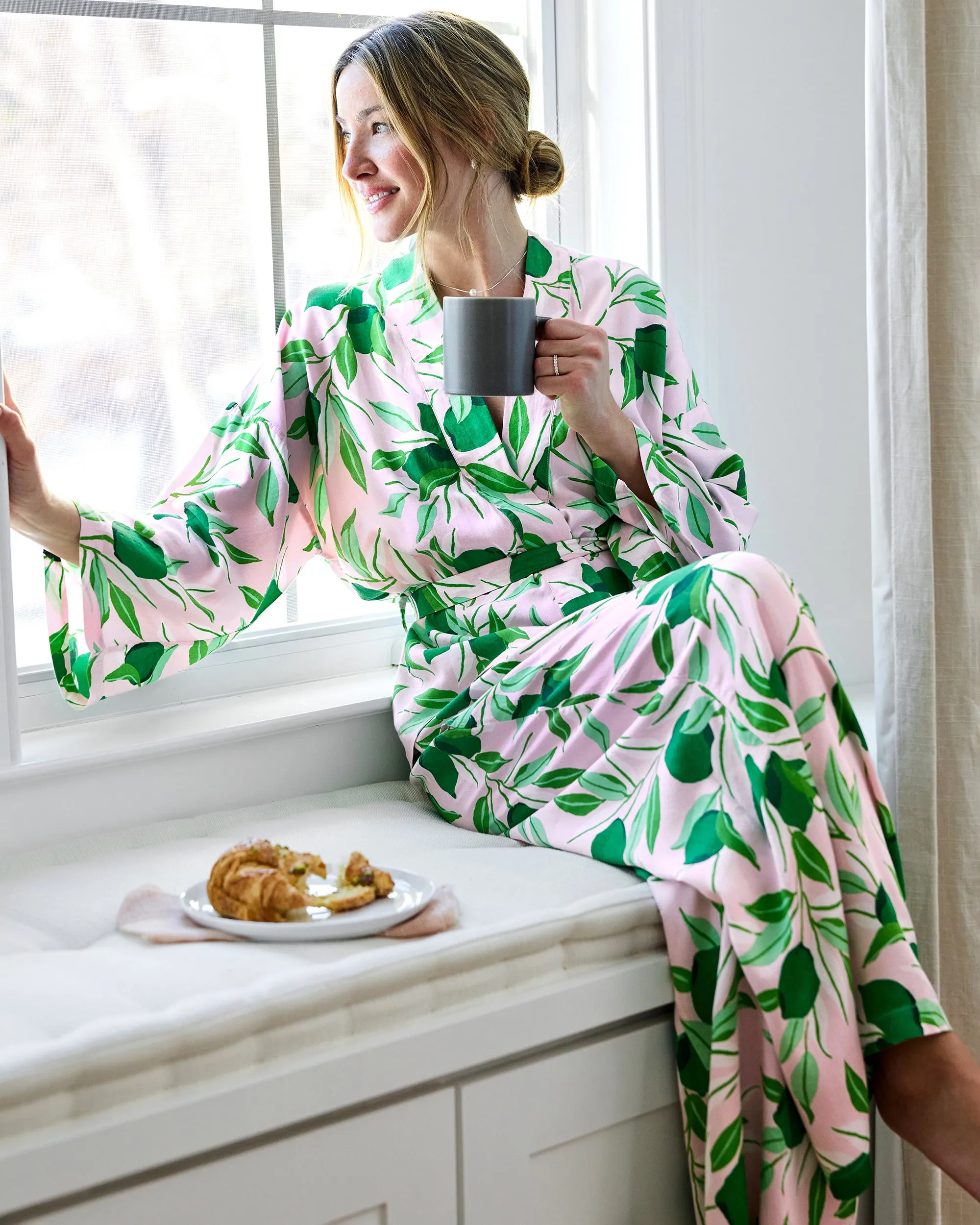 Lime Zest - Eco Satin Wrap Set - Pink Salt sold by Printfresh product image thumbnail 5