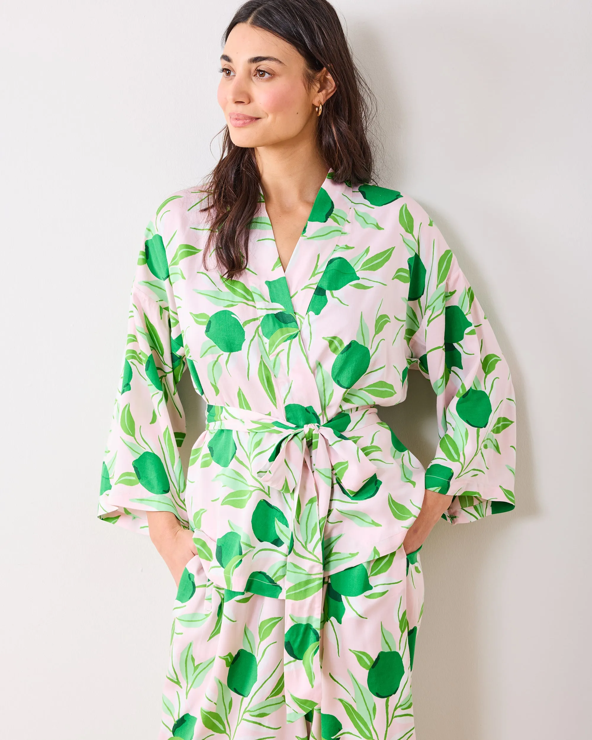 Lime Zest - Eco Satin Wrap Set - Pink Salt sold by Printfresh product image thumbnail 3