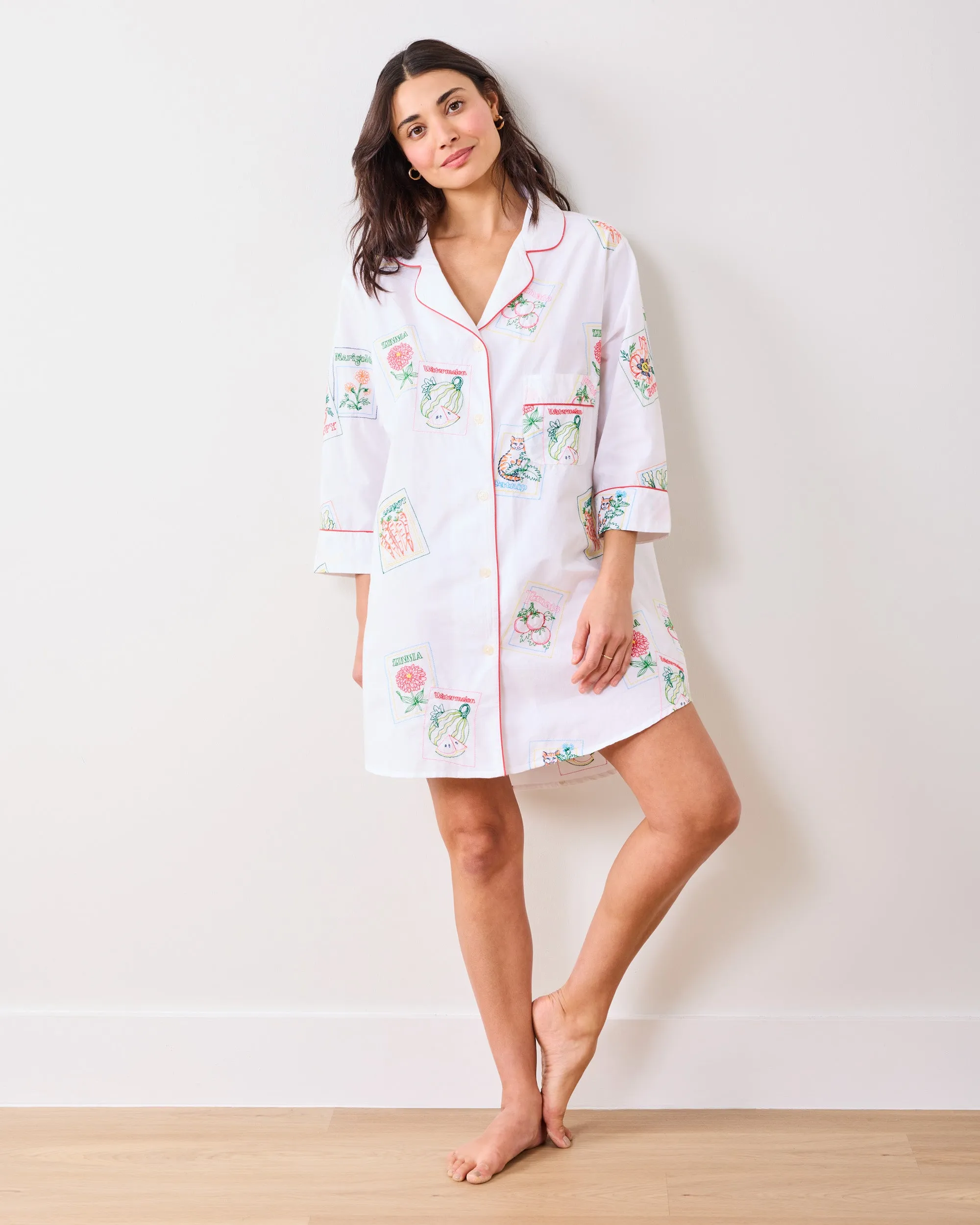 Seed Packets - Sleep Shirt - Cloud sold by Printfresh product image thumbnail 5