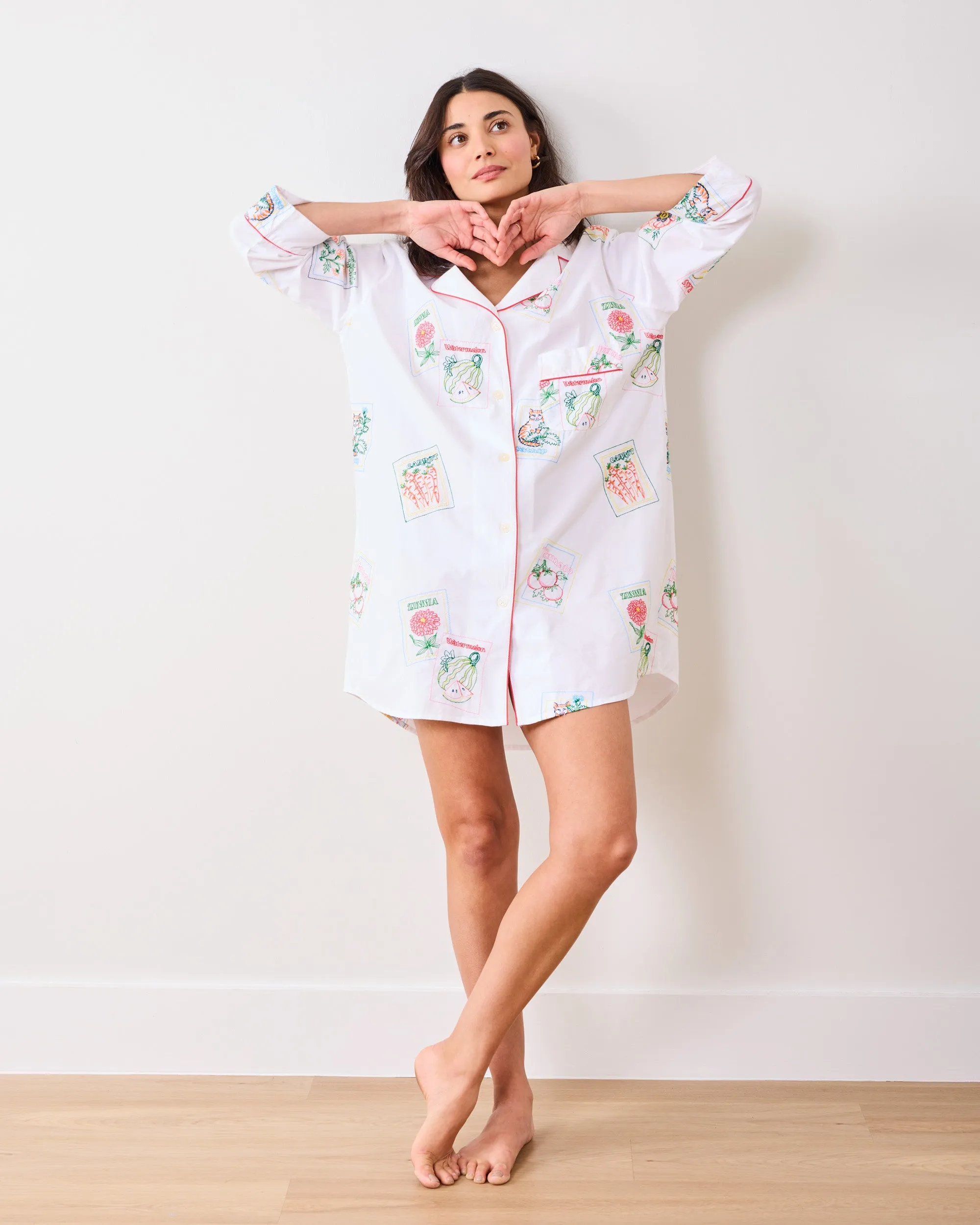 Seed Packets - Sleep Shirt - Cloud sold by Printfresh product image thumbnail 2