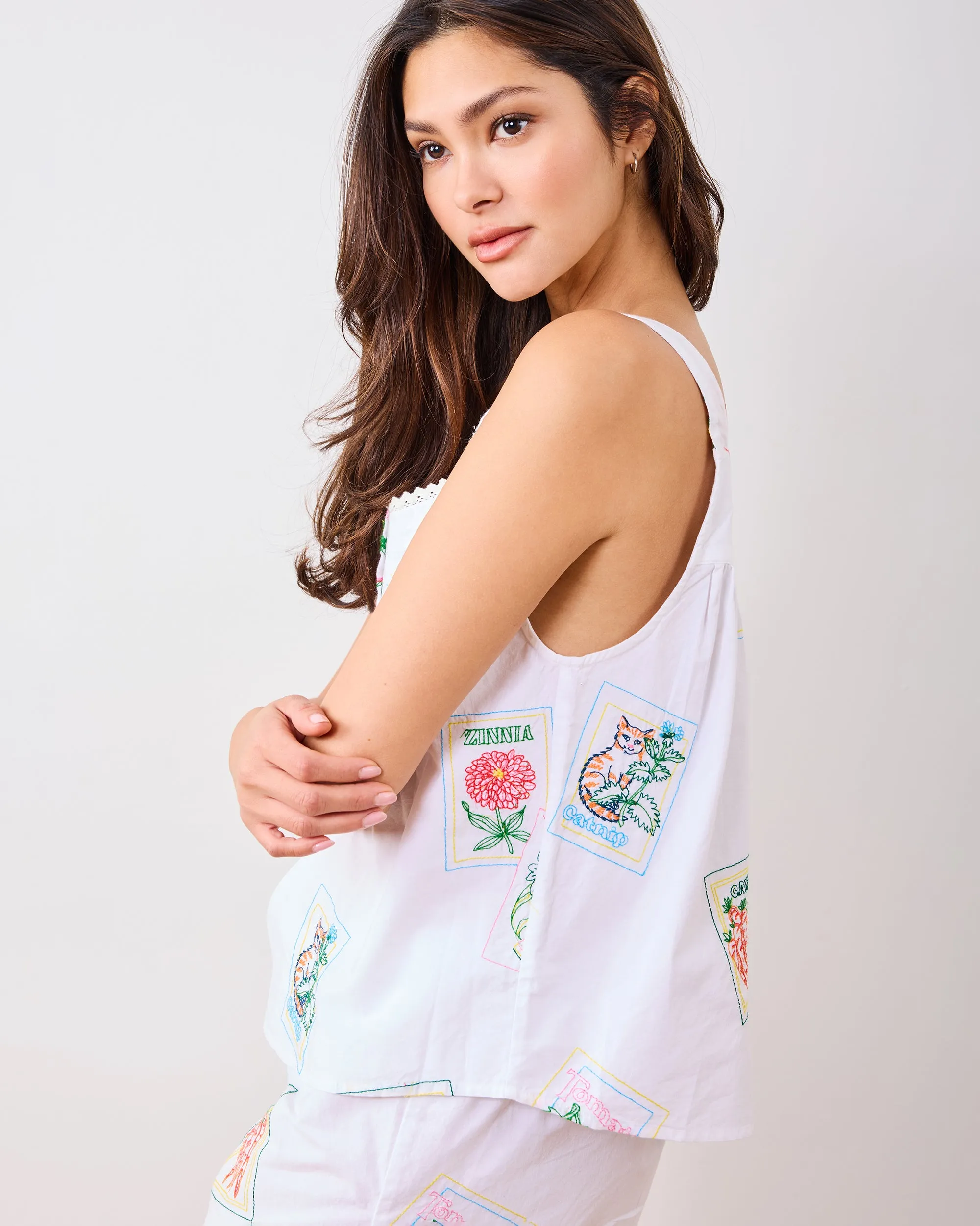 Seed Packets - Back To Bed Short Set - Cloud sold by Printfresh product image thumbnail 2