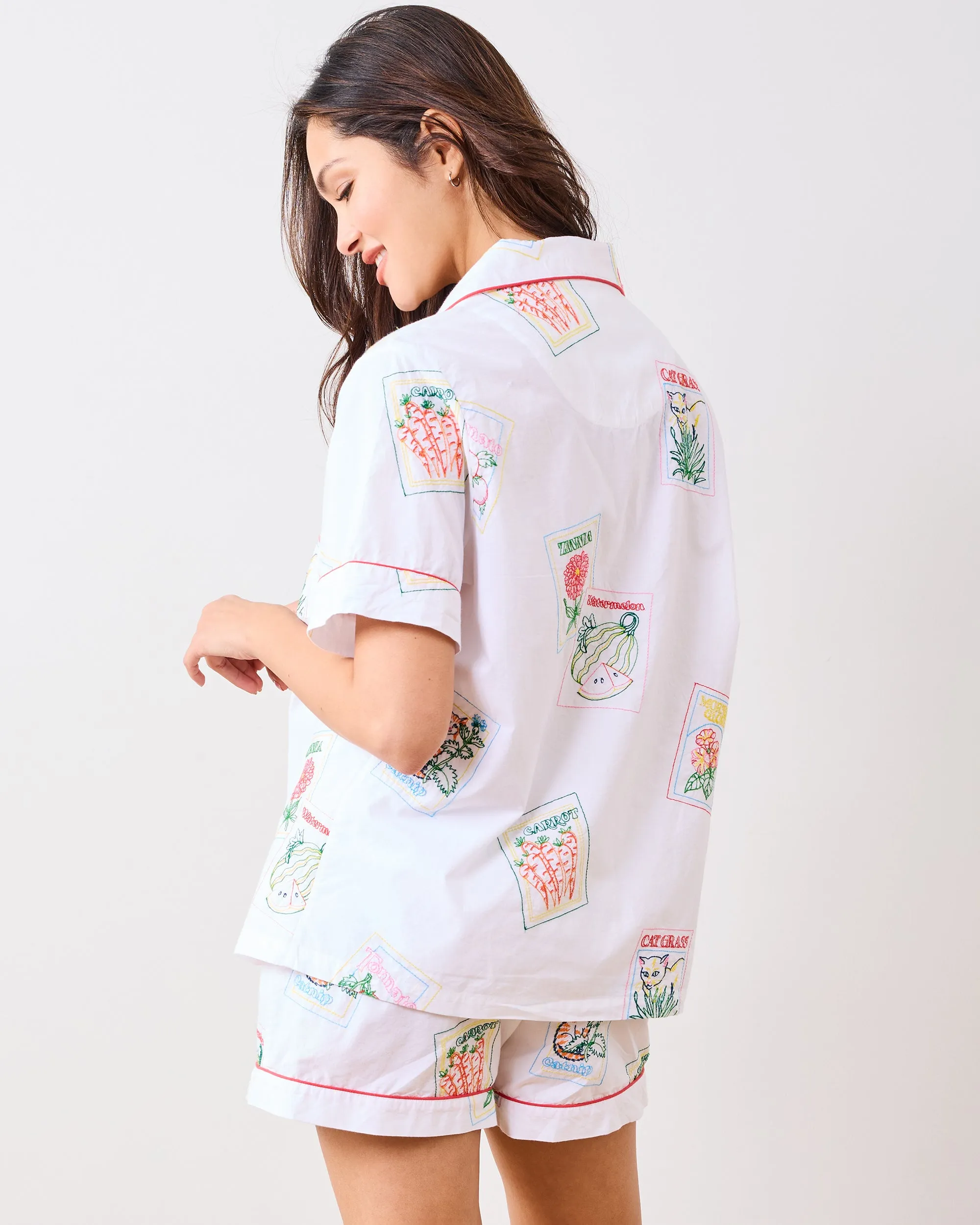 Seed Packets - Short PJ Set - Cloud sold by Printfresh product image thumbnail 3