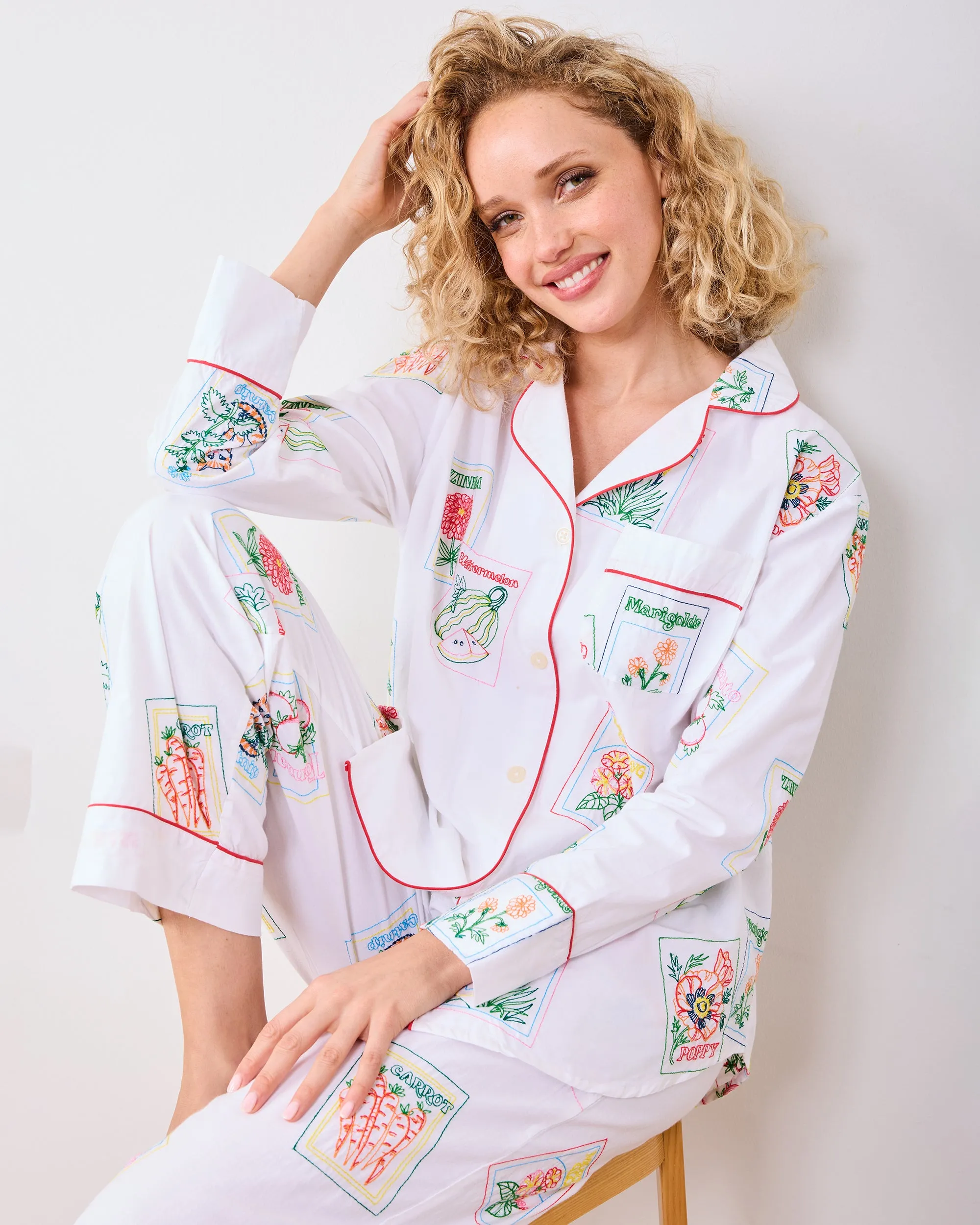 Seed Packets - Long PJ Set - Cloud sold by Printfresh product image thumbnail 2