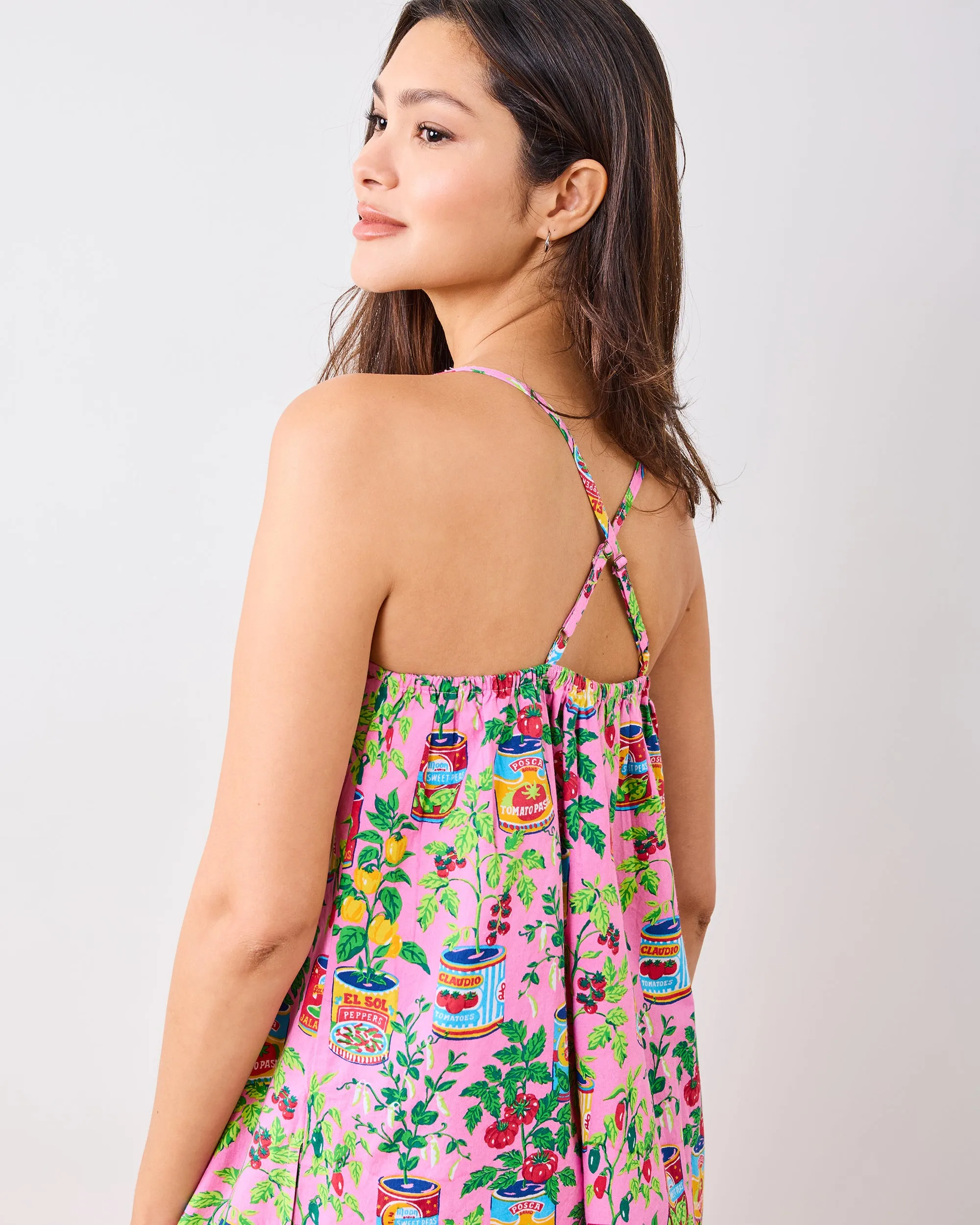 Kitchen Garden - Cami Nightgown - Rose sold by Printfresh product image thumbnail 3