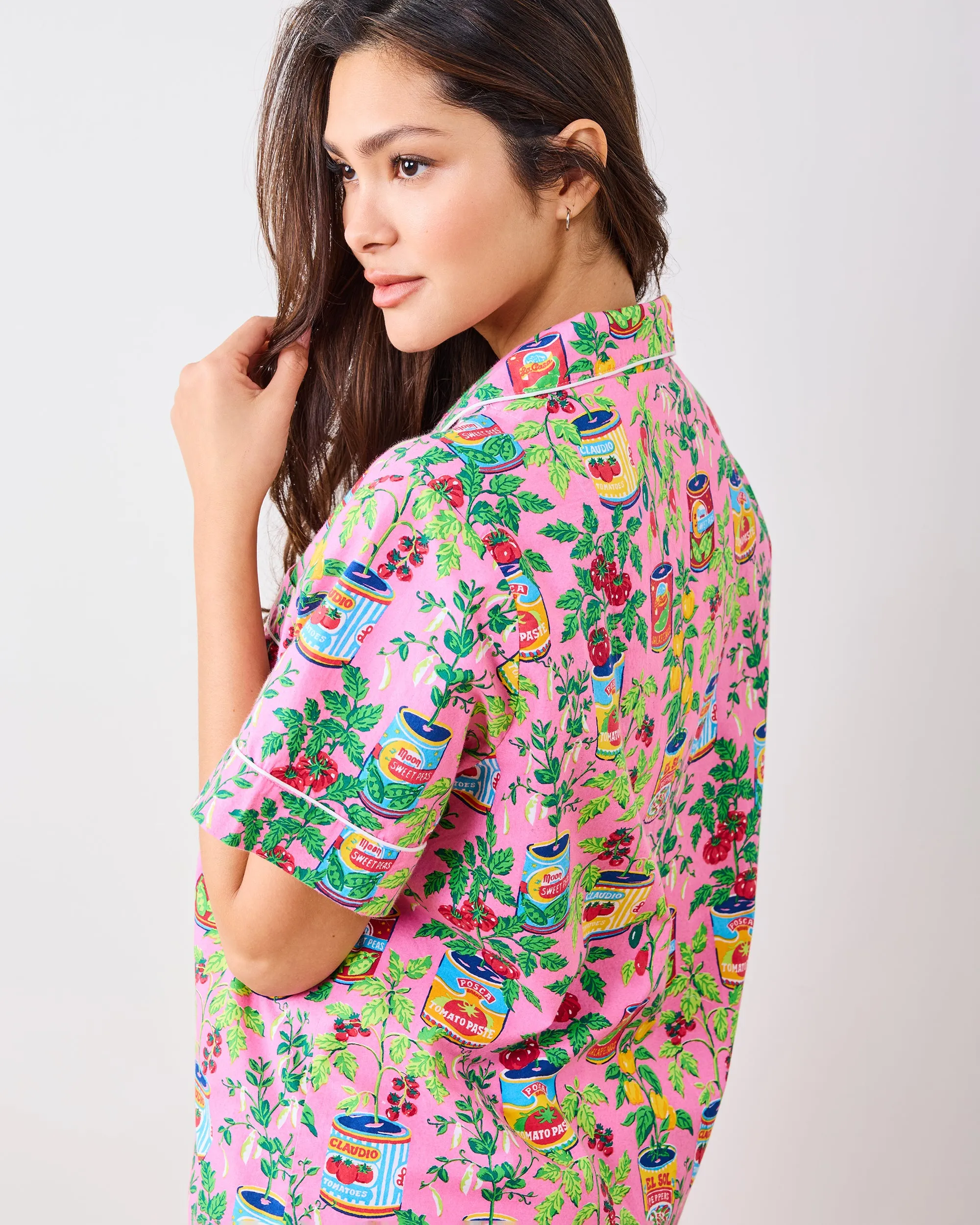 Kitchen Garden - Short PJ Set - Rose sold by Printfresh product image thumbnail 5