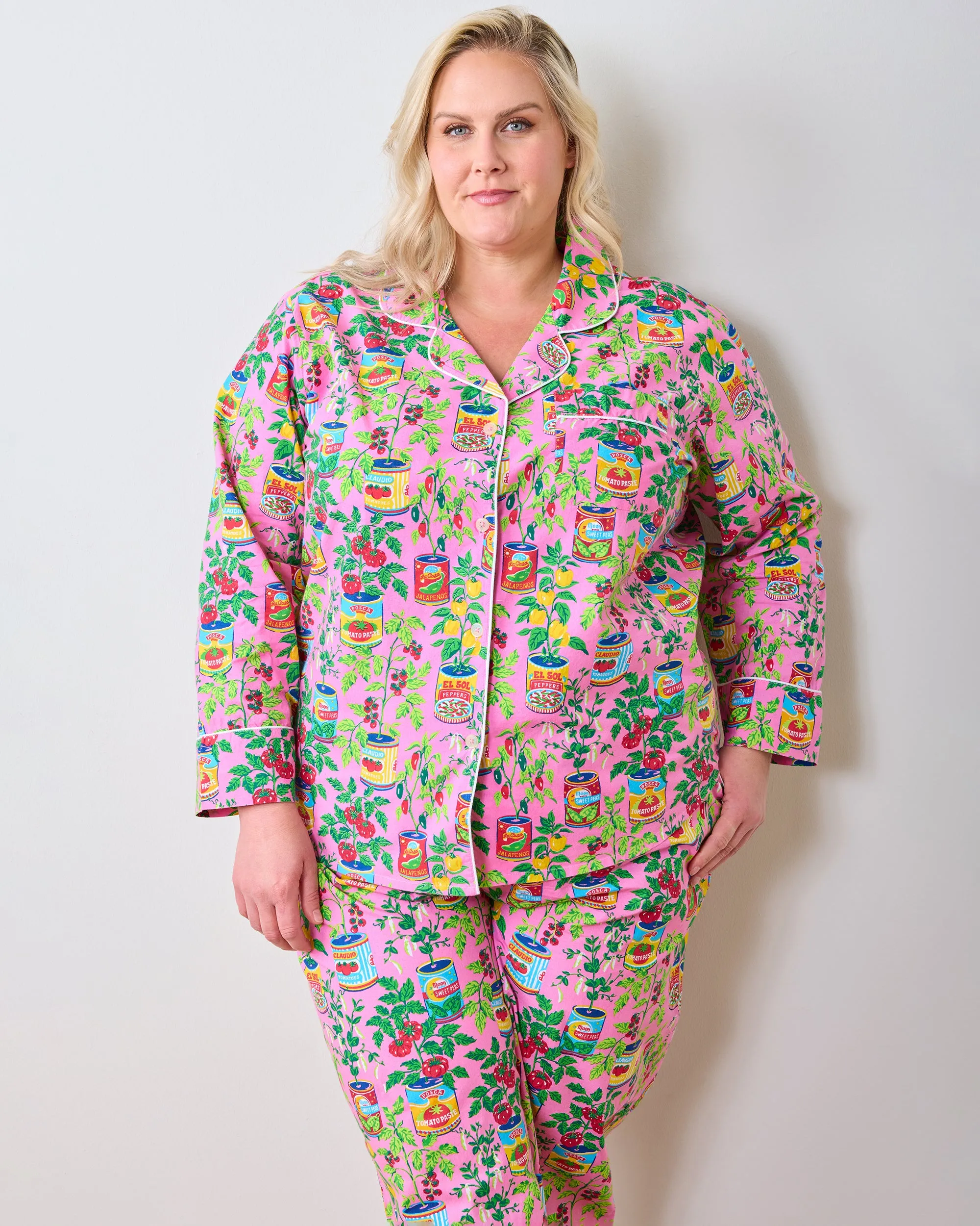 Kitchen Garden - Long PJ Set - Rose sold by Printfresh product image thumbnail 2