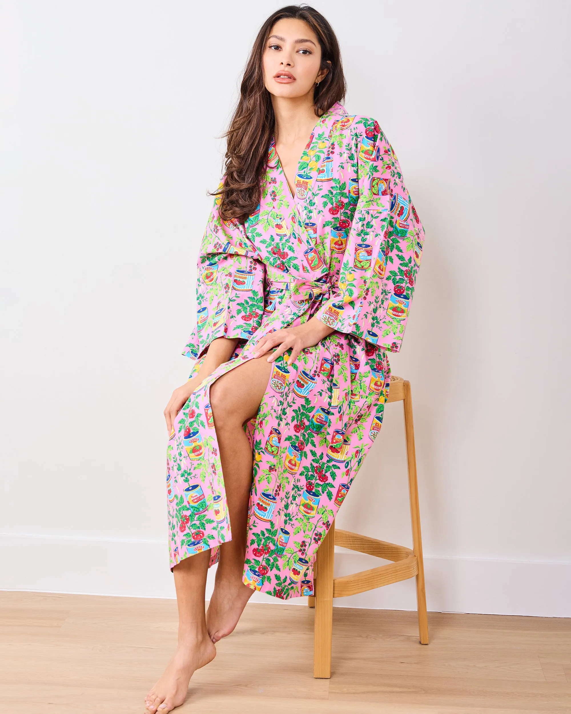 Kitchen Garden - Robe - Rose sold by Printfresh product image thumbnail 2