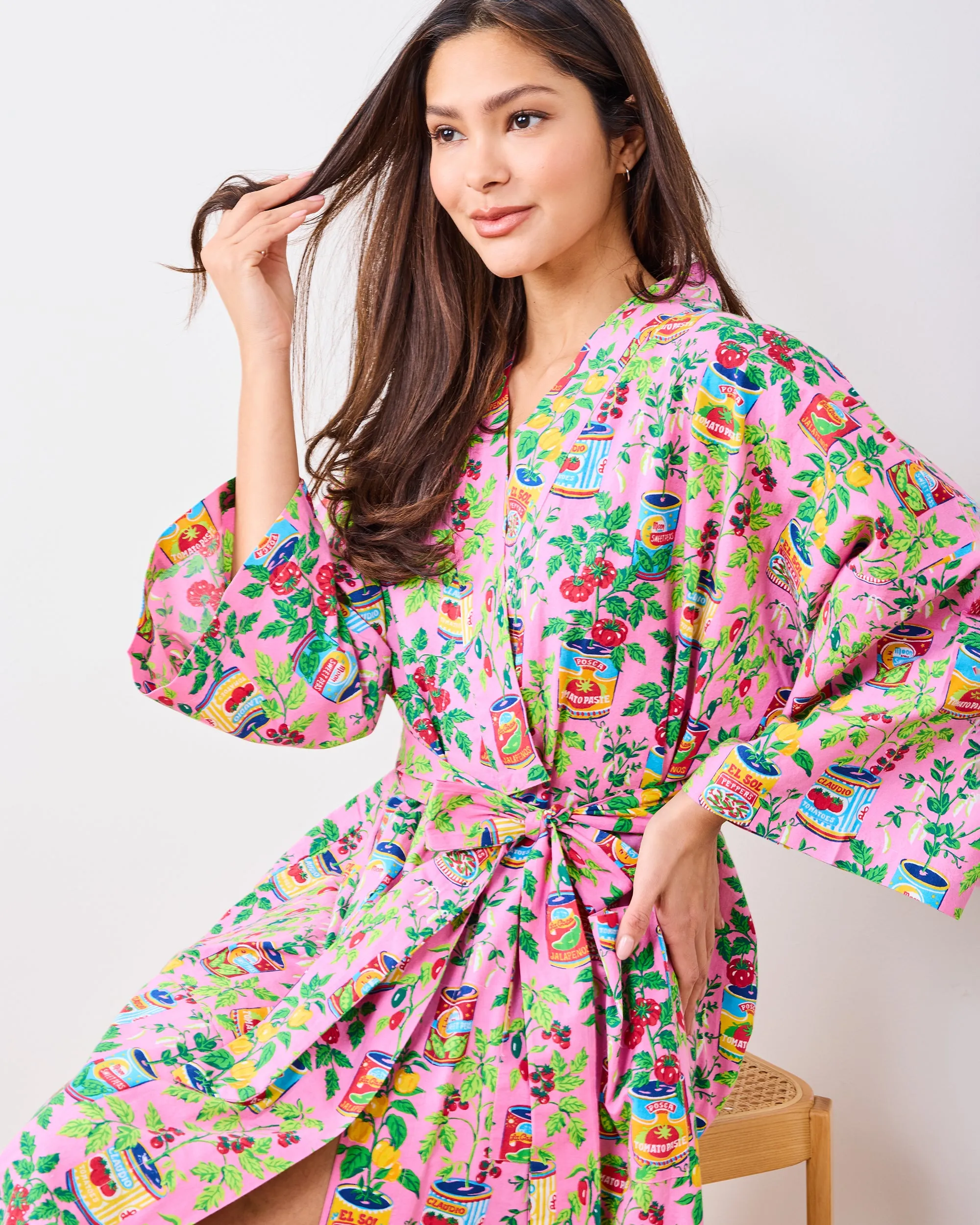 Kitchen Garden - Robe - Rose sold by Printfresh product image thumbnail 5