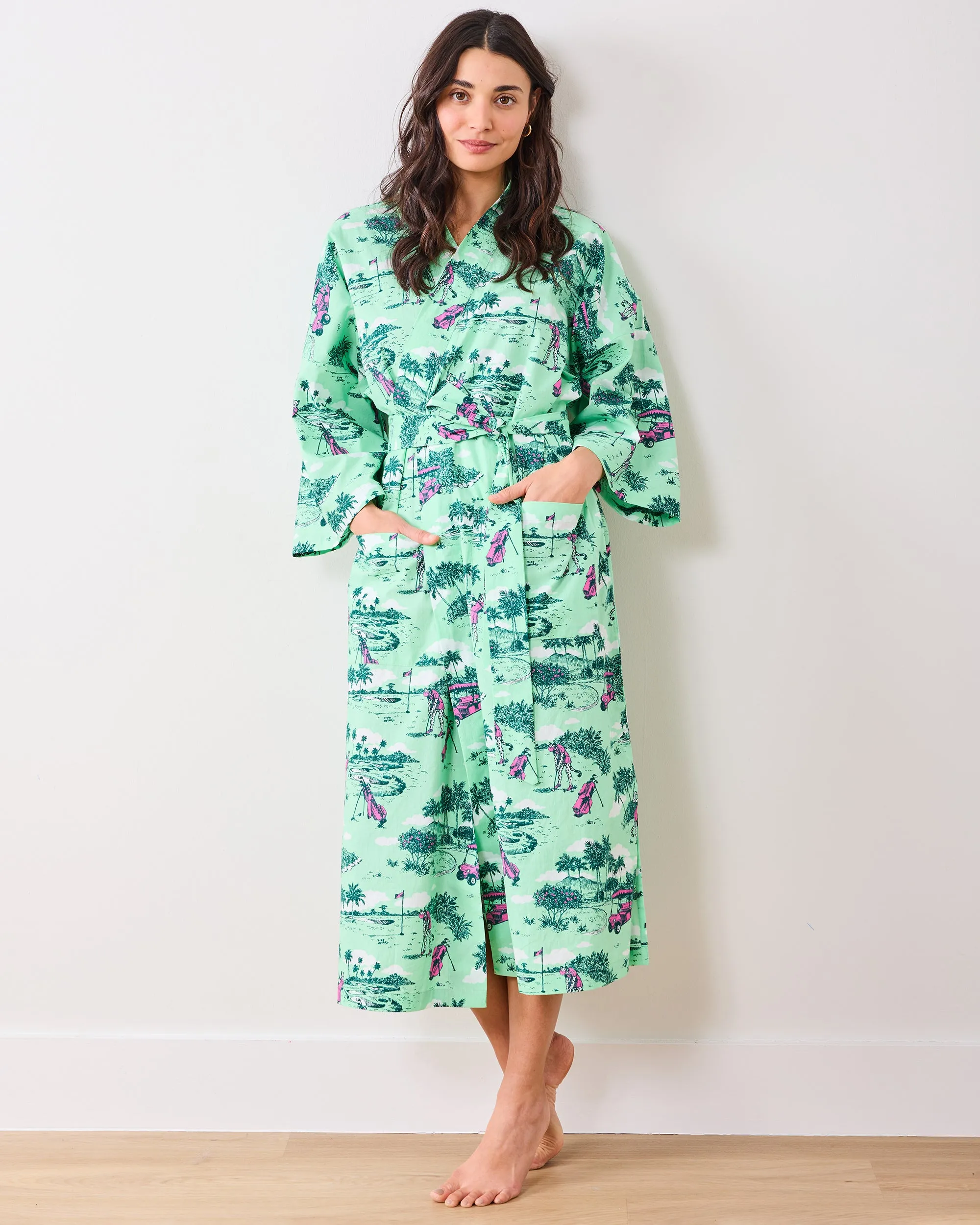 Golf Toile - Robe - Putting Green sold by Printfresh product image thumbnail 5