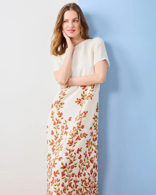 PF + Pencil & Paper Co. Petal Climber - Camila Dress - Ivory sold by Printfresh