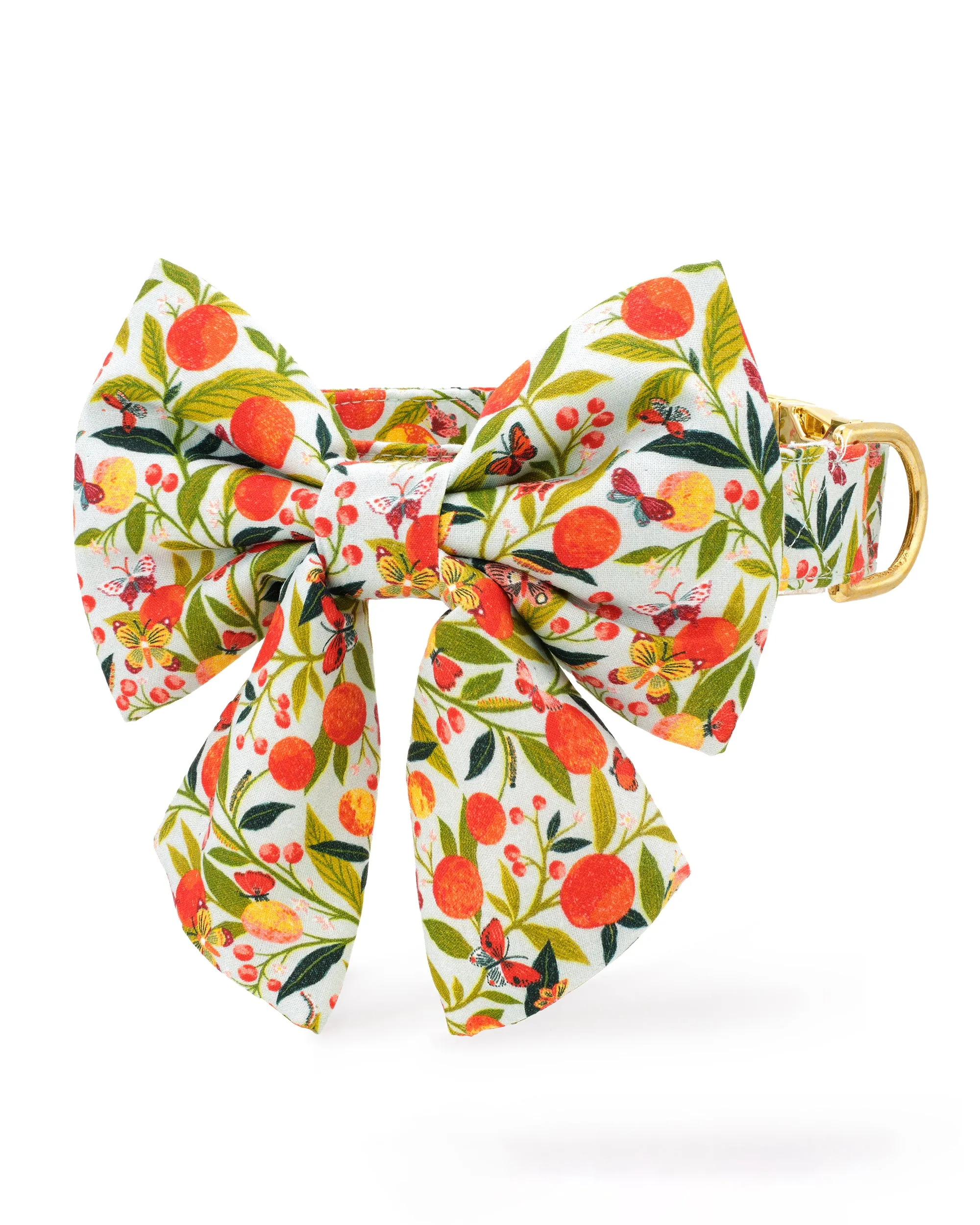 PF x The Foggy Dog Butterfly Grove - Lady Dog Bow - Soft Blue sold by Printfresh product image thumbnail 3