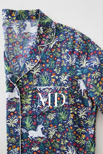 Unicorn's Garden - Sleep Shirt - Indigo sold by Printfresh