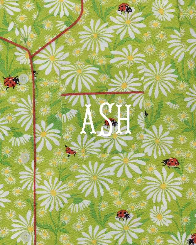 Lucky Daisy - Short PJ Set - Lime Twist sold by Printfresh
