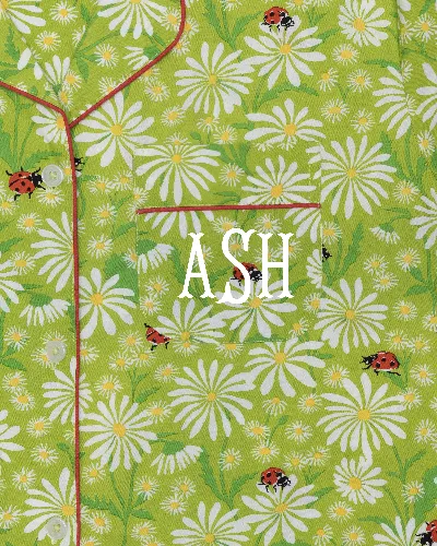 Lucky Daisy - Short PJ Set - Lime Twist sold by Printfresh